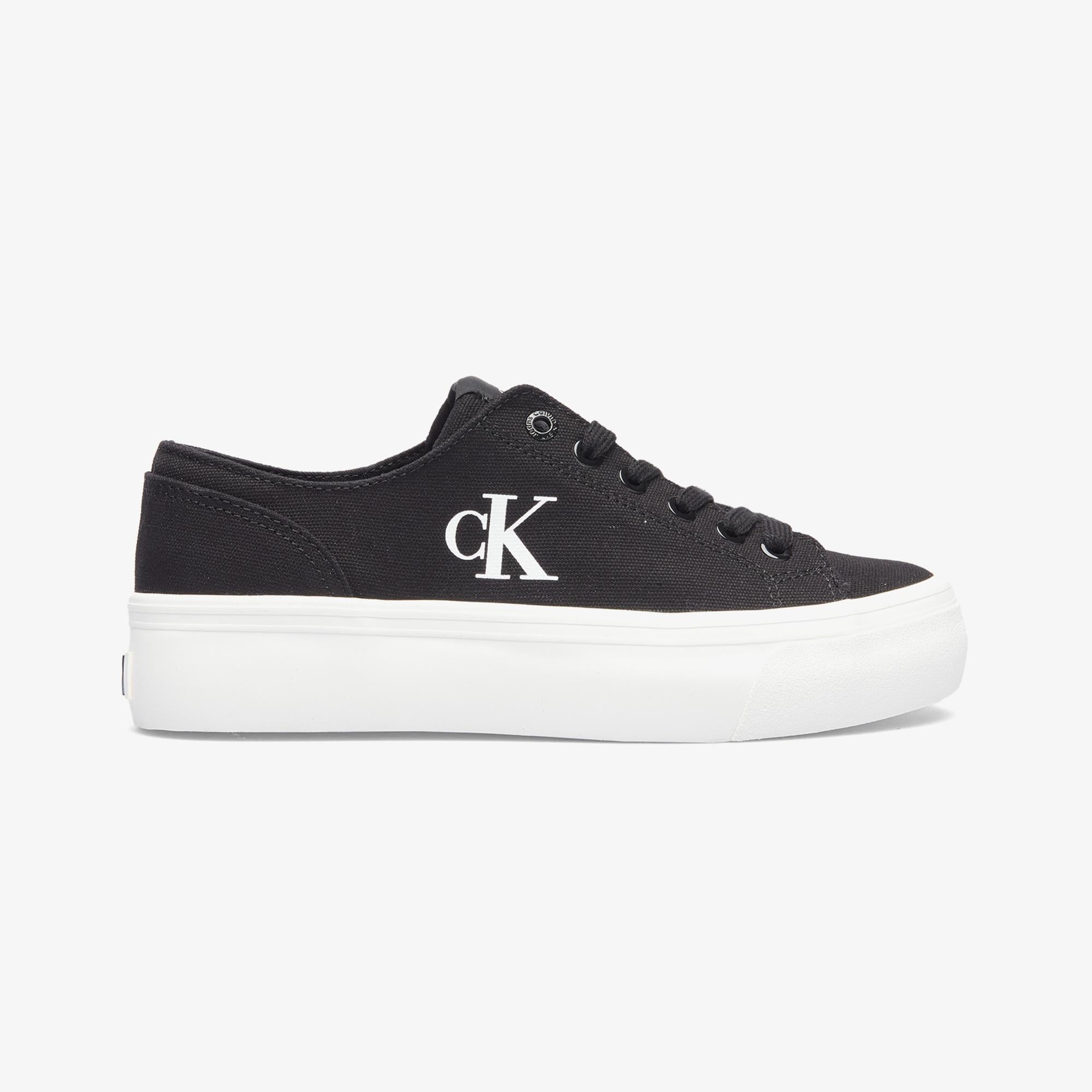 Calvin Klein Flatform Low Kadın Siyah Sneaker
