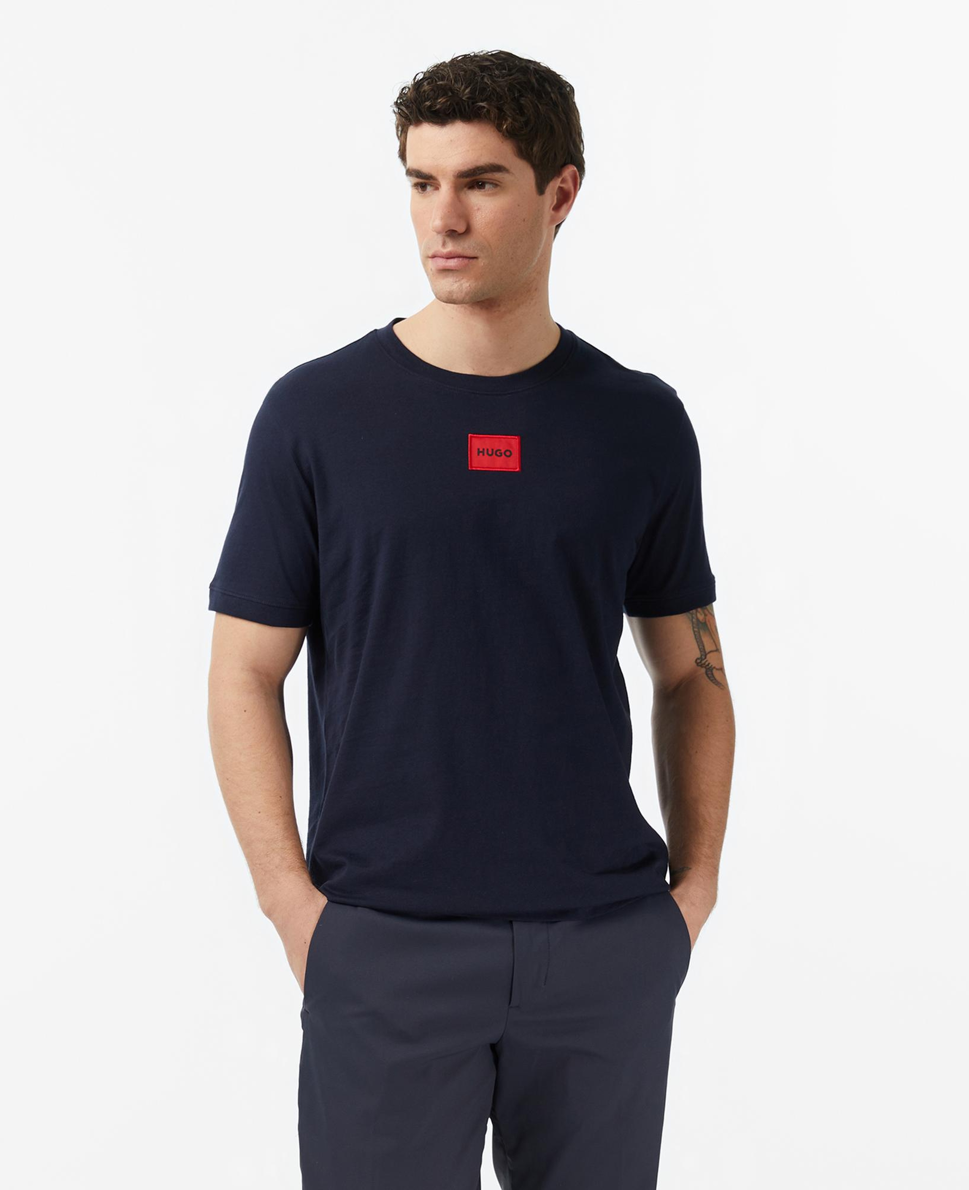 Hugo Diragolino 212 Erkek Lacivert T-Shirt