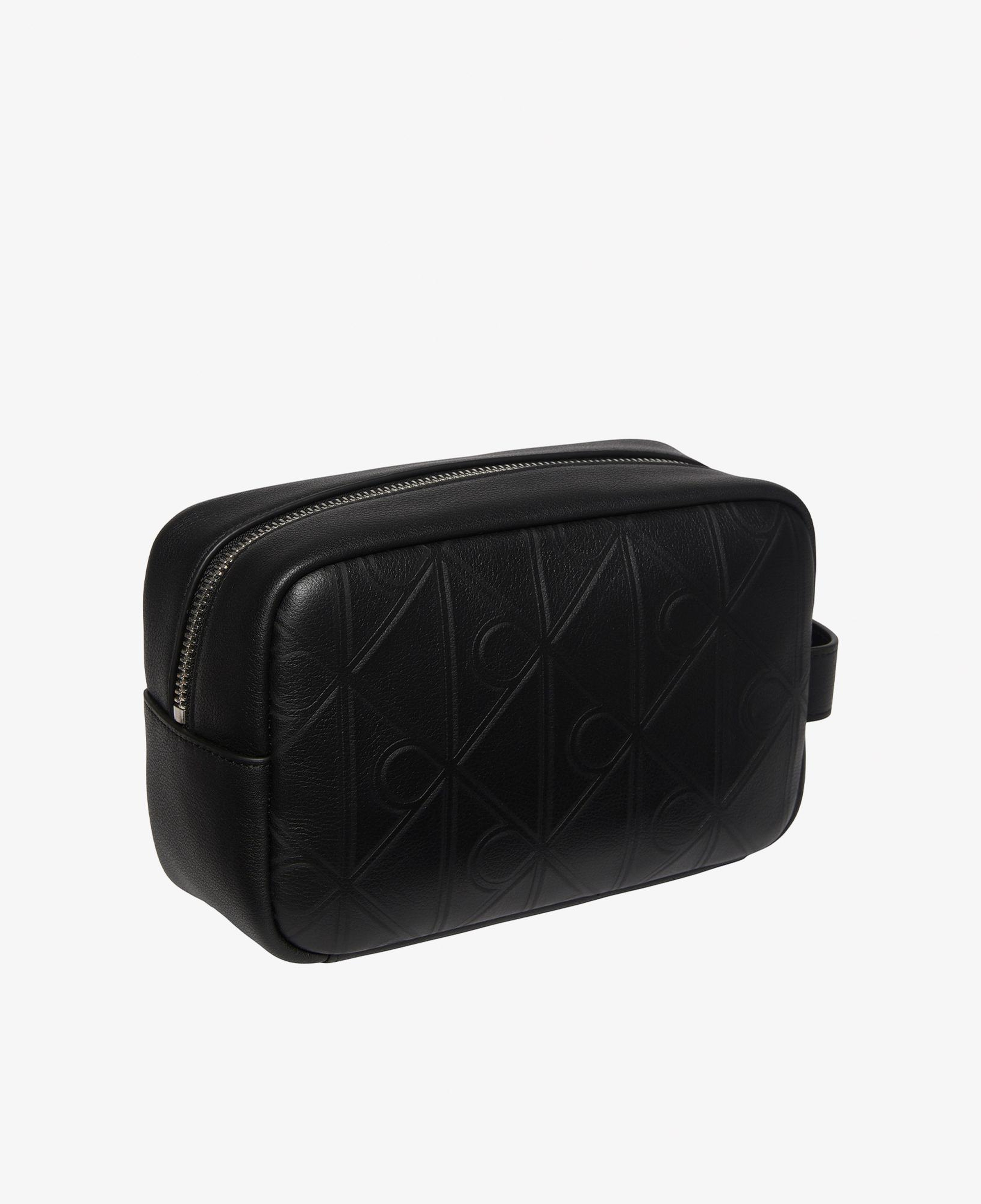 Calvin Klein Xl Emblem Dopp Kit Erkek Siyah El Çantası