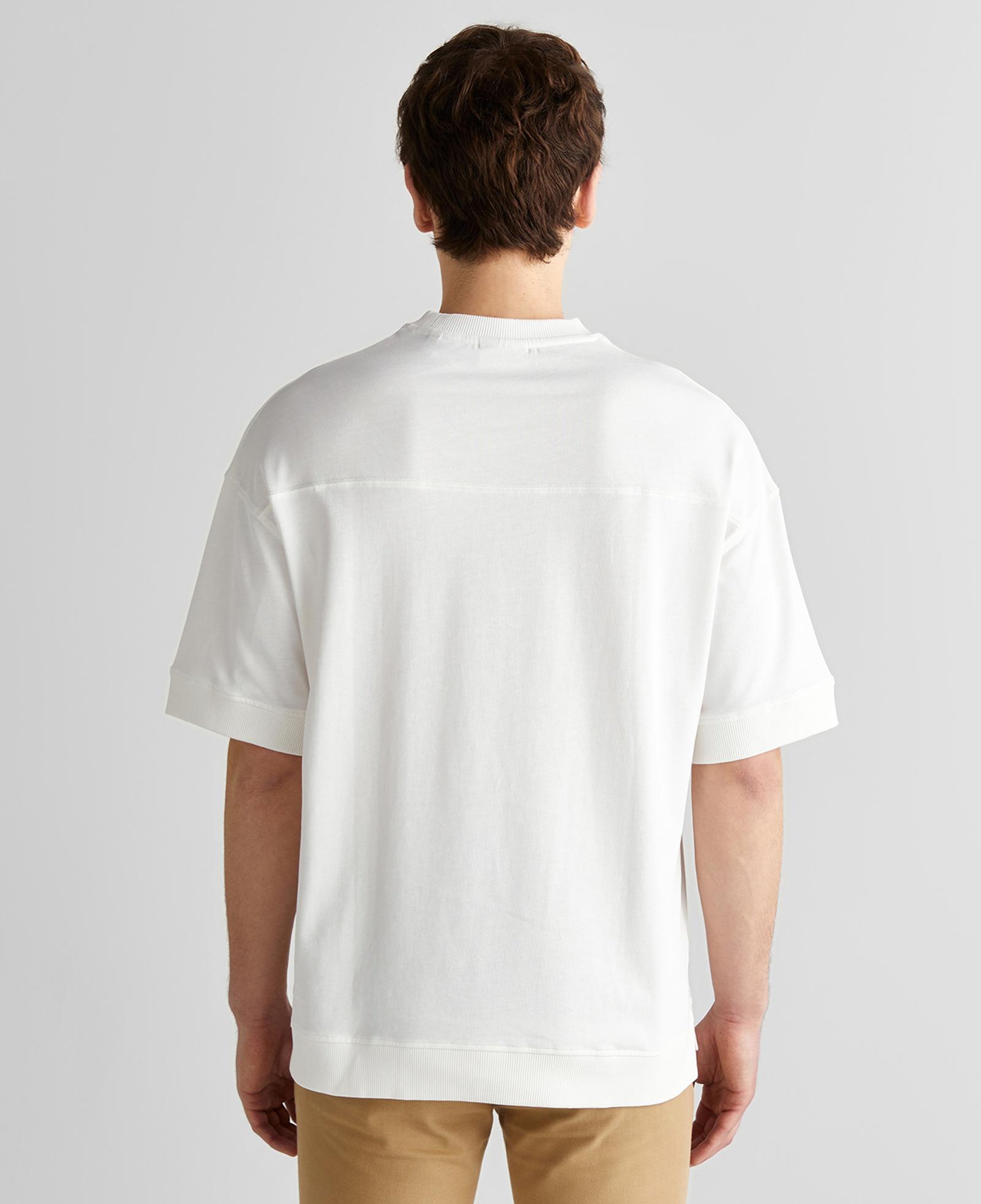 GANT Erkek Krem Orijinal Fit Bisiklet Yaka Logolu T-Shirt