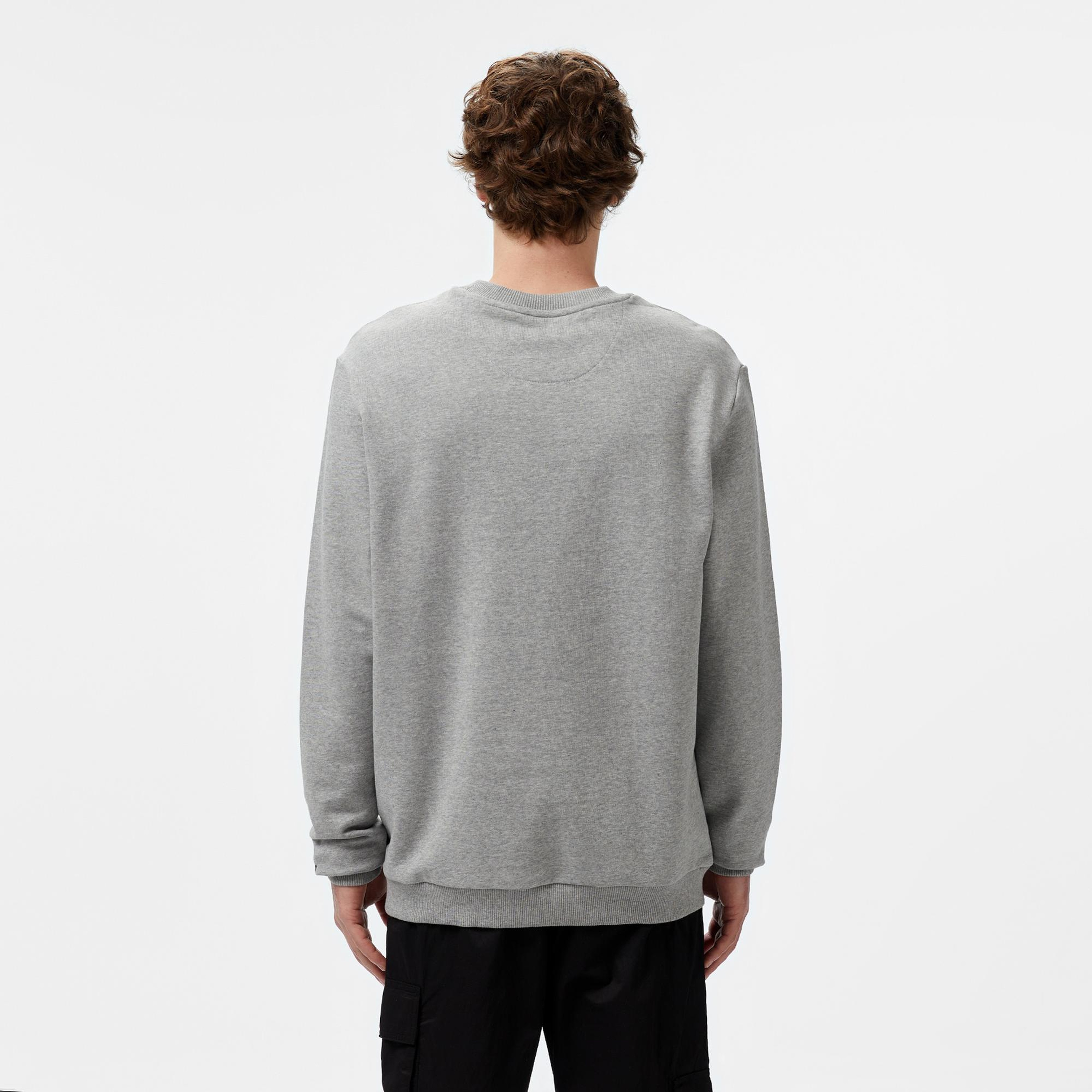 New Balance Bujin Boxing Erkek Gri Sweatshirt