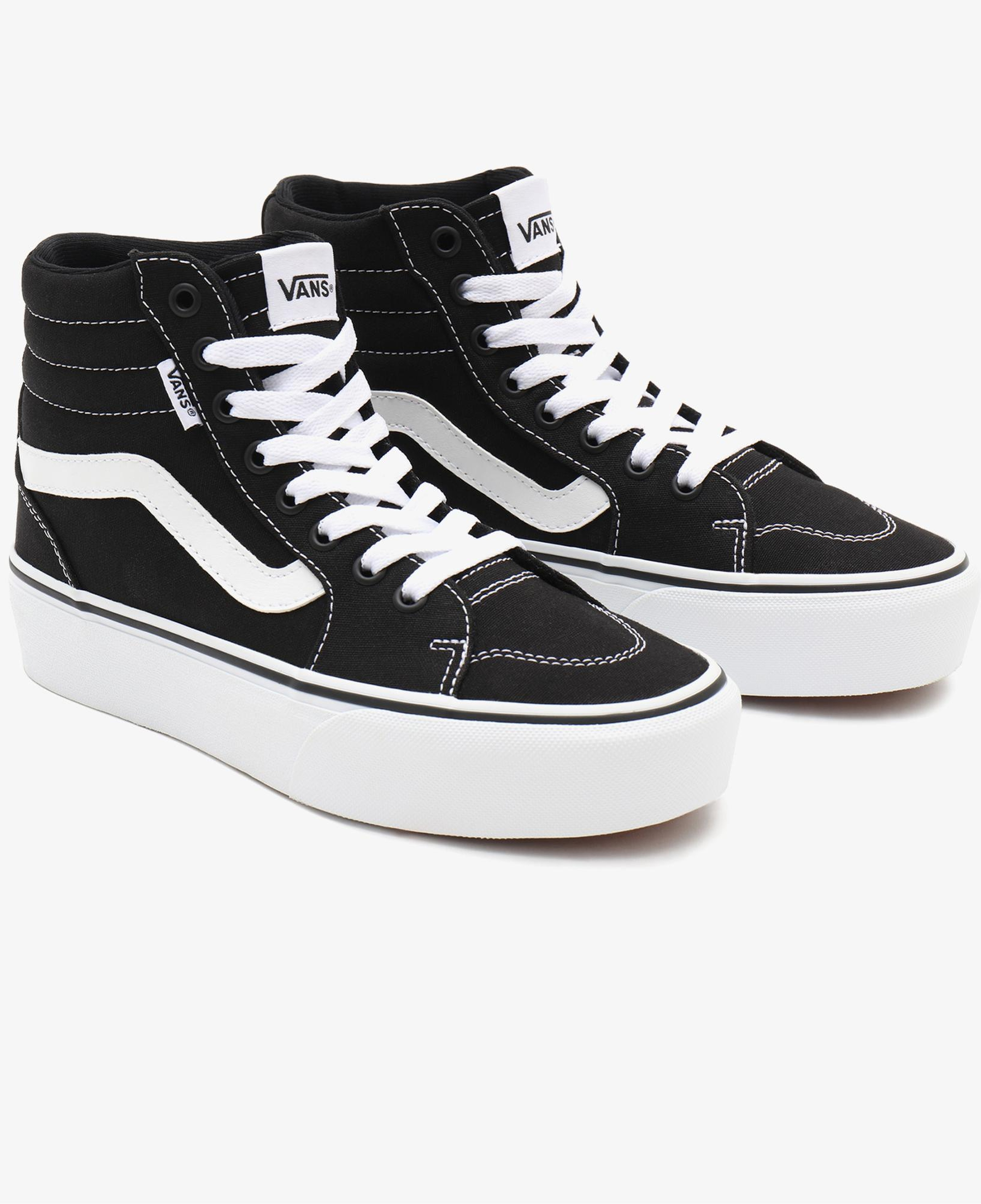 Vans Filmore Hi Platform Kadın Siyah Sneaker