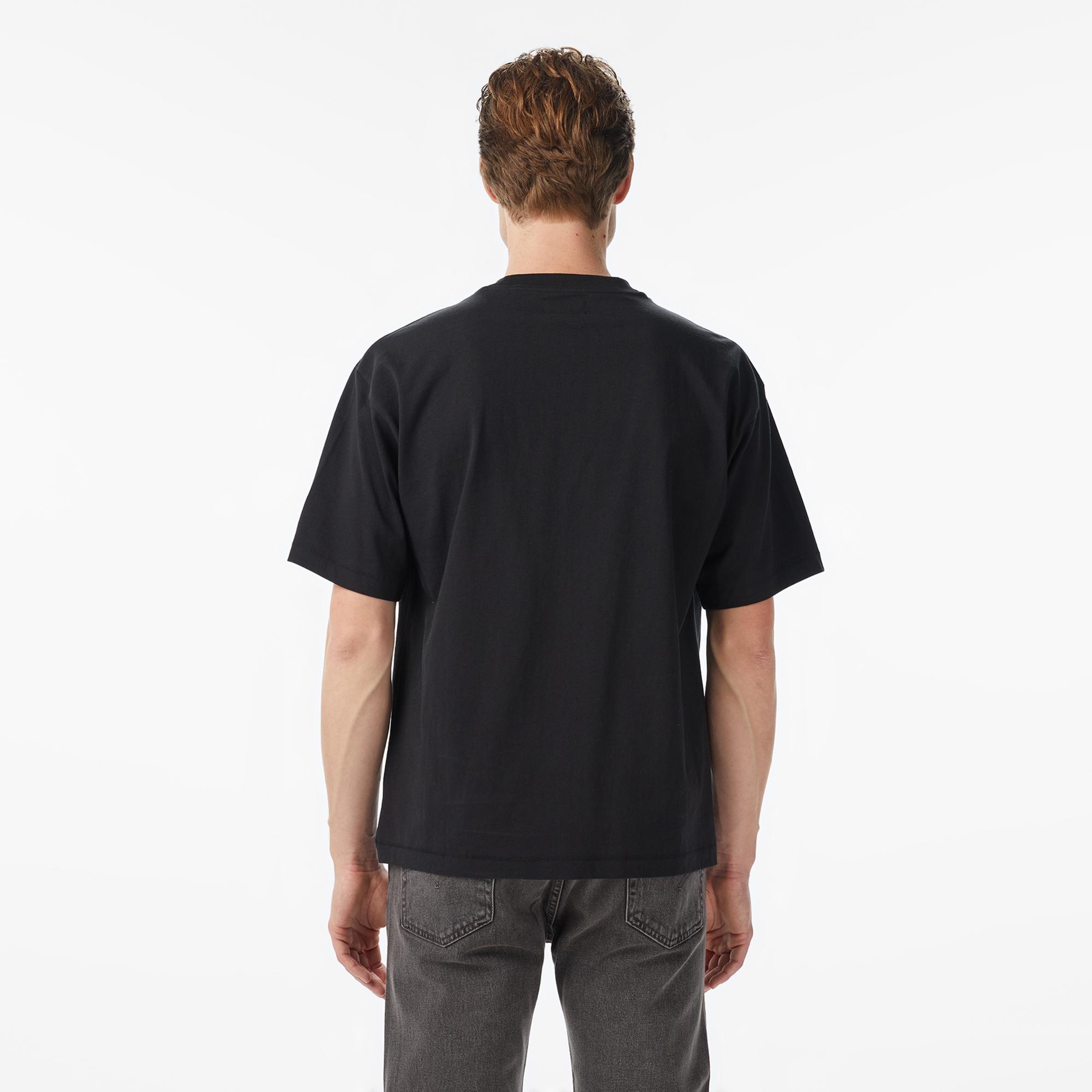 Market Folk Fitted Bear Erkek Gri T-Shirt