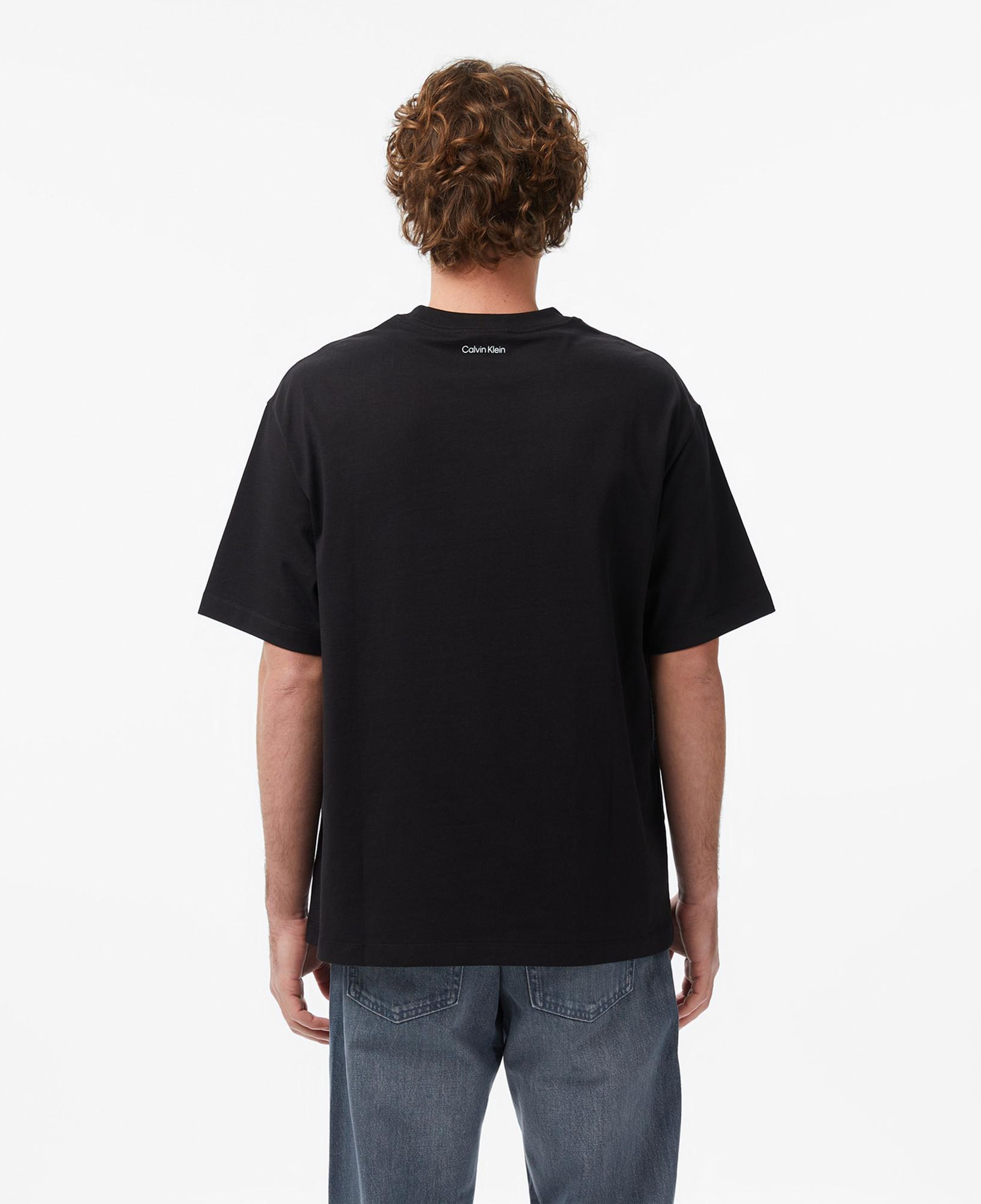 Calvin Klein 16S Diamond Grap Erkek Siyah T-Shirt