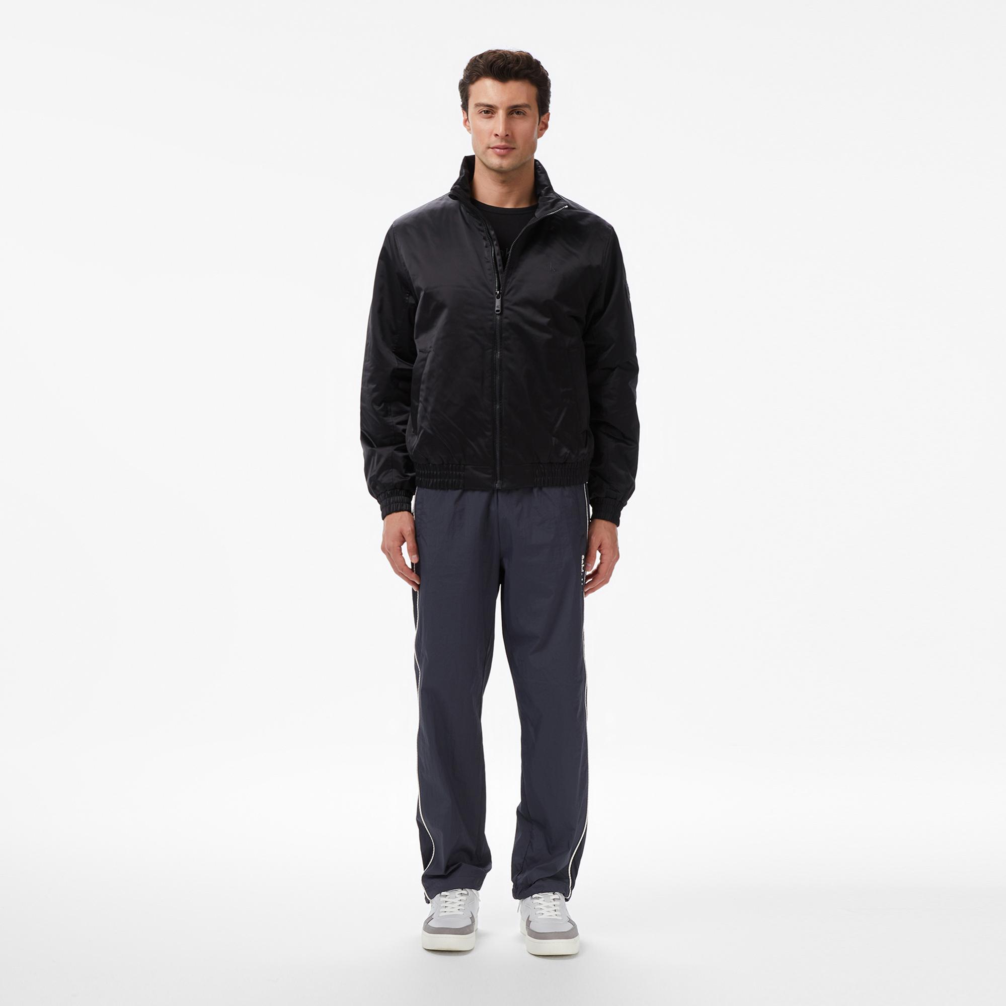 Calvin Klein Padded Harrington Erkek Siyah Ceket