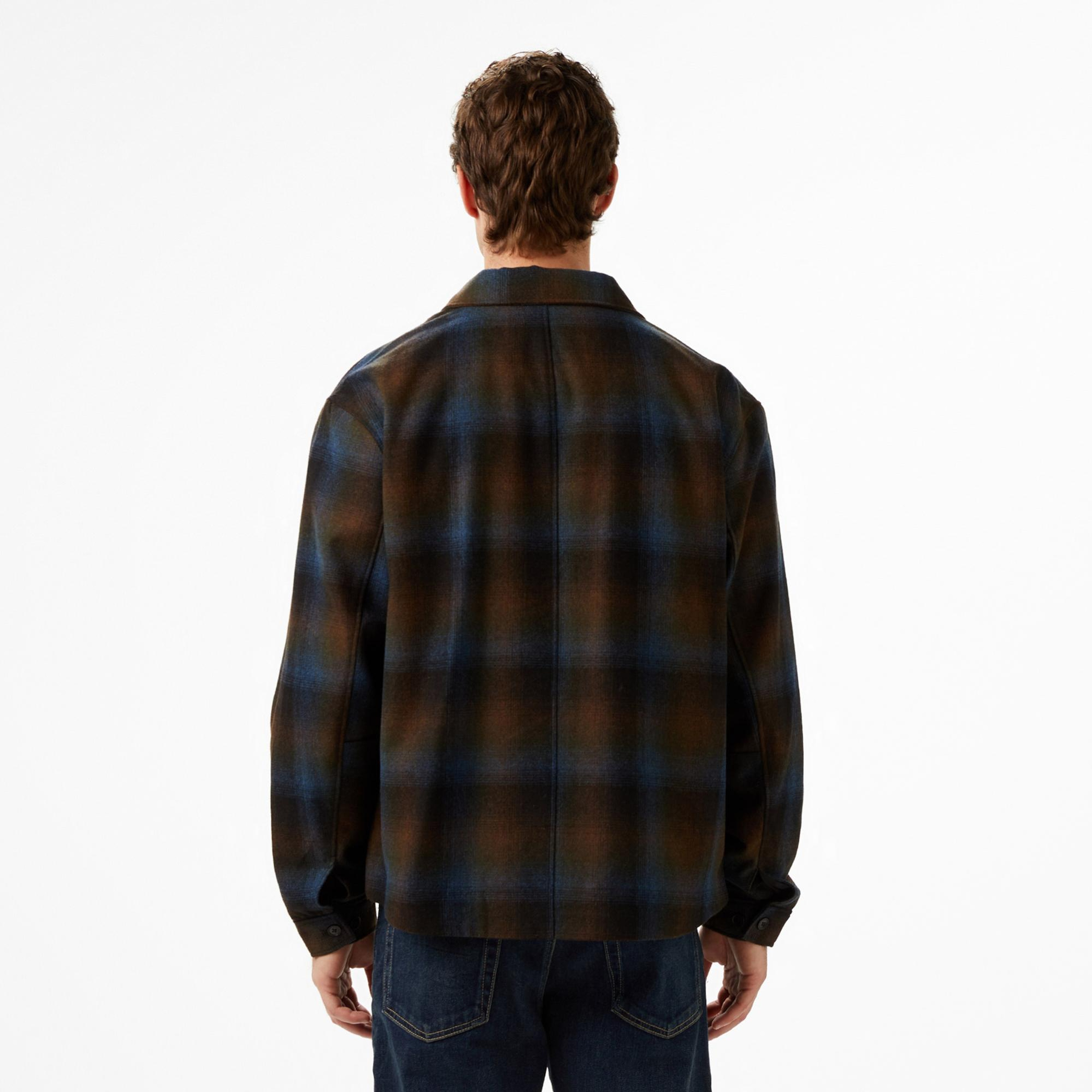 Calvin Klein Wool Flannel Erkek Kahverengi Ceket