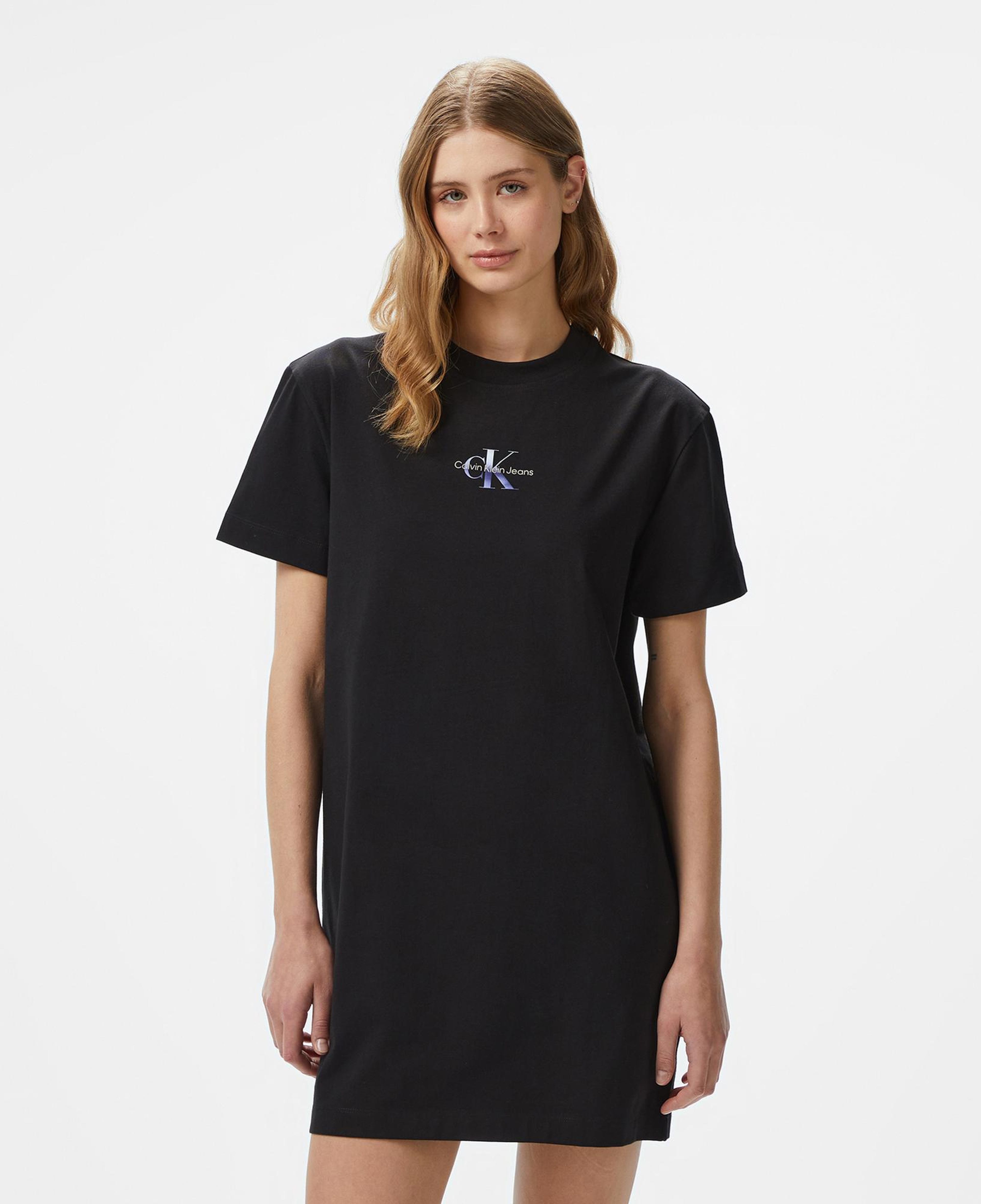 Calvin Klein Gradient Monologo Kadın Siyah Elbise