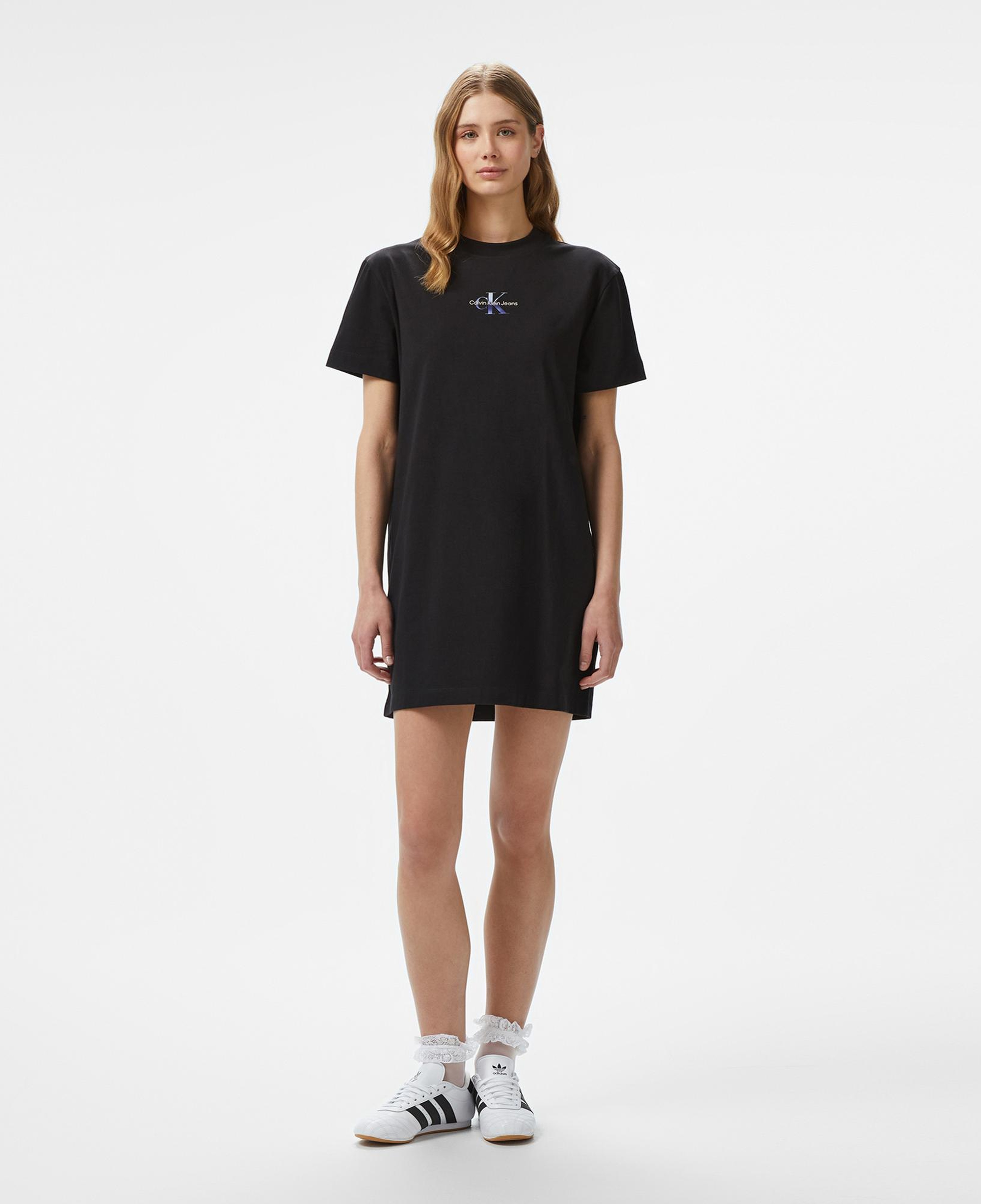 Calvin Klein Gradient Monologo Kadın Siyah Elbise