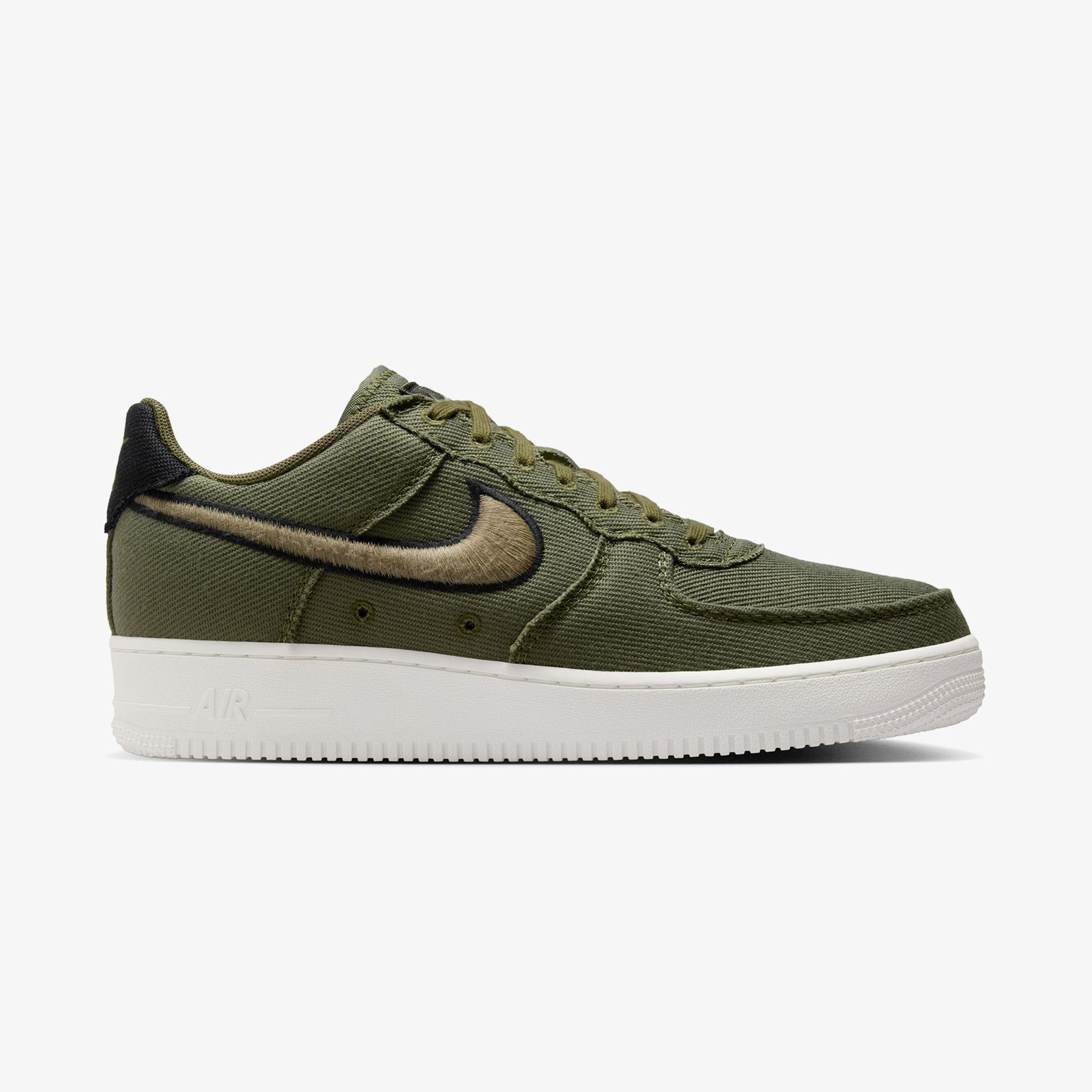 Nike Air Force 1 Low Canvas Erkek Yeşil Spor Ayakkabı