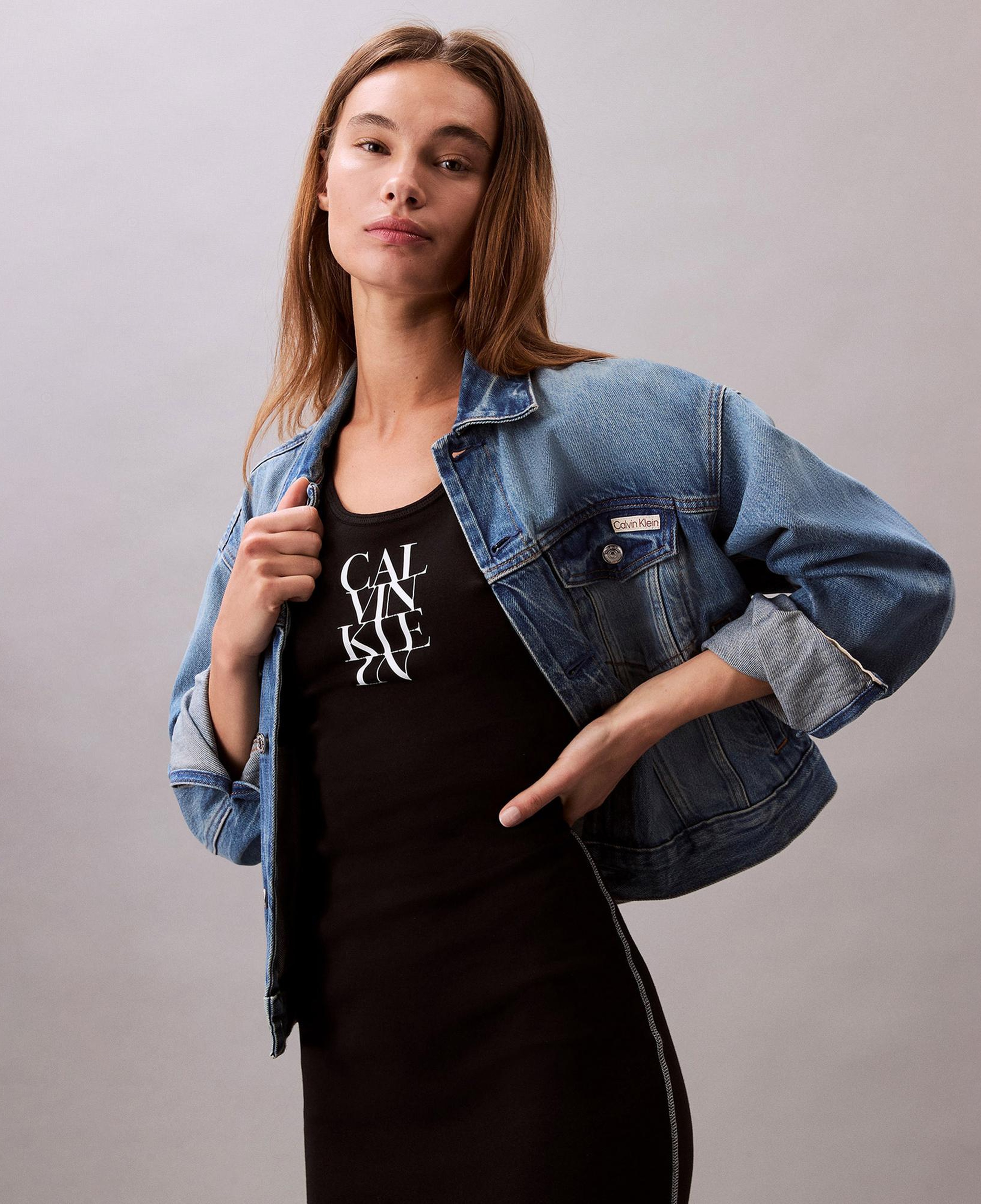 Calvin Klein Tank Kadın Siyah Elbise