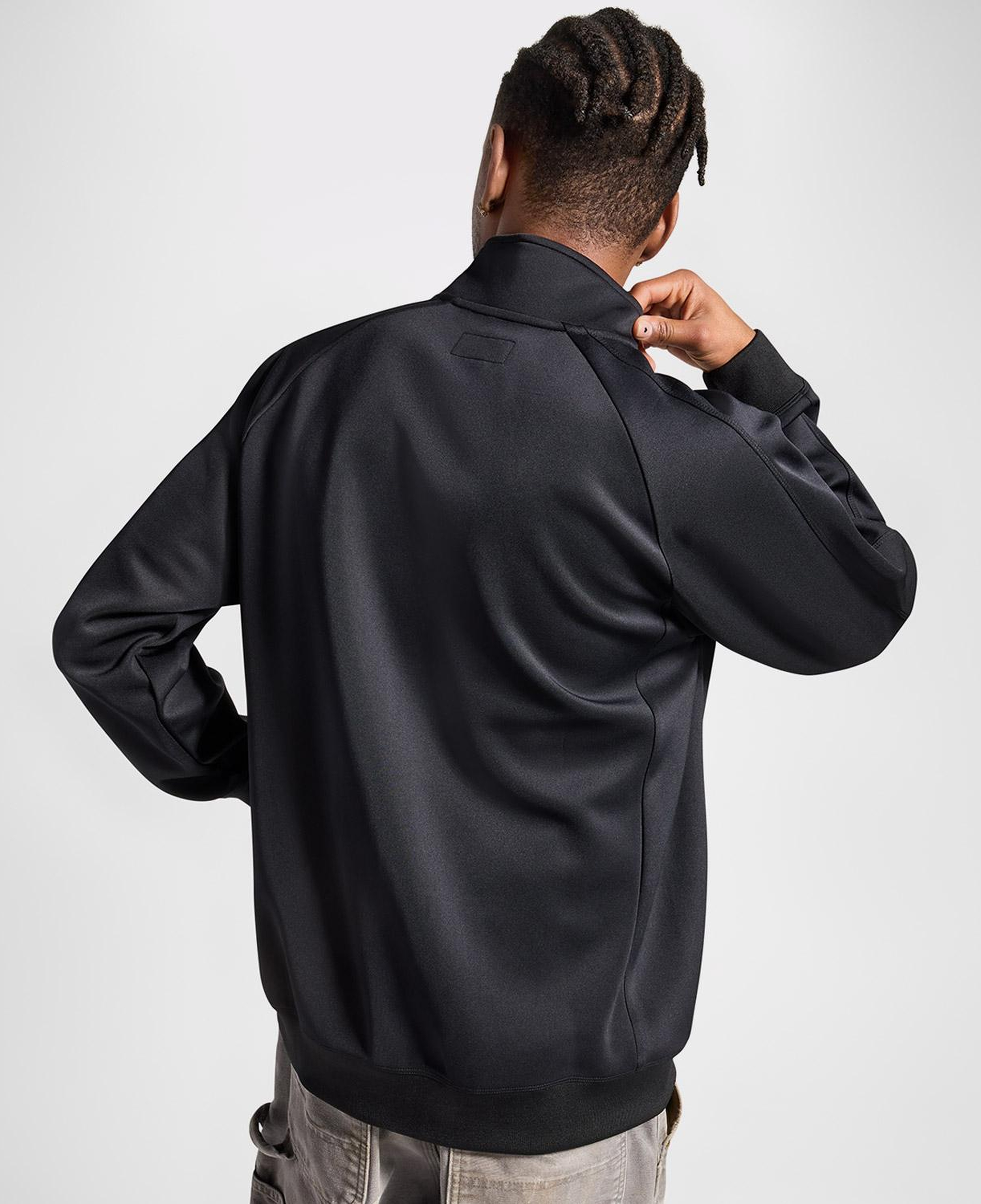 Converse Erkek Fermuarlı Siyah Eşofman Üstü