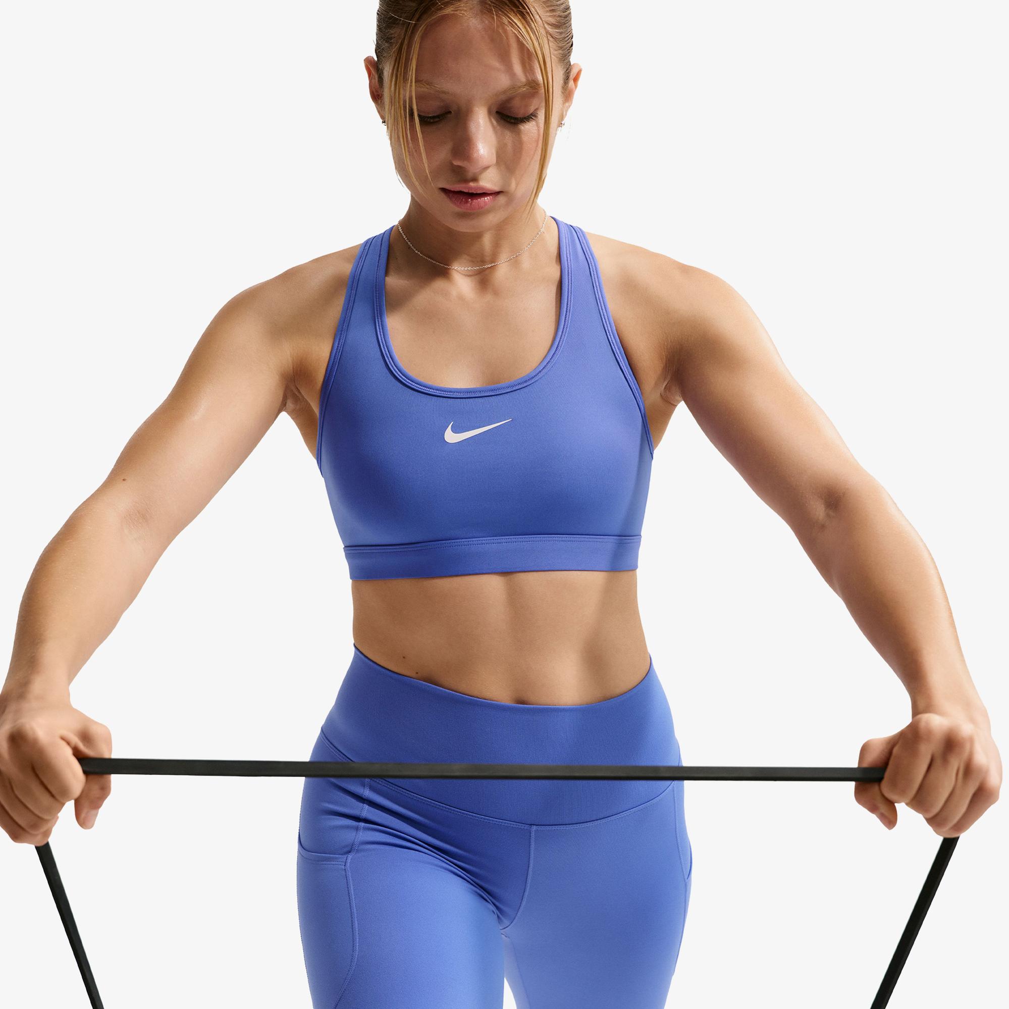 Nike Swoosh Kadın Mor Bra