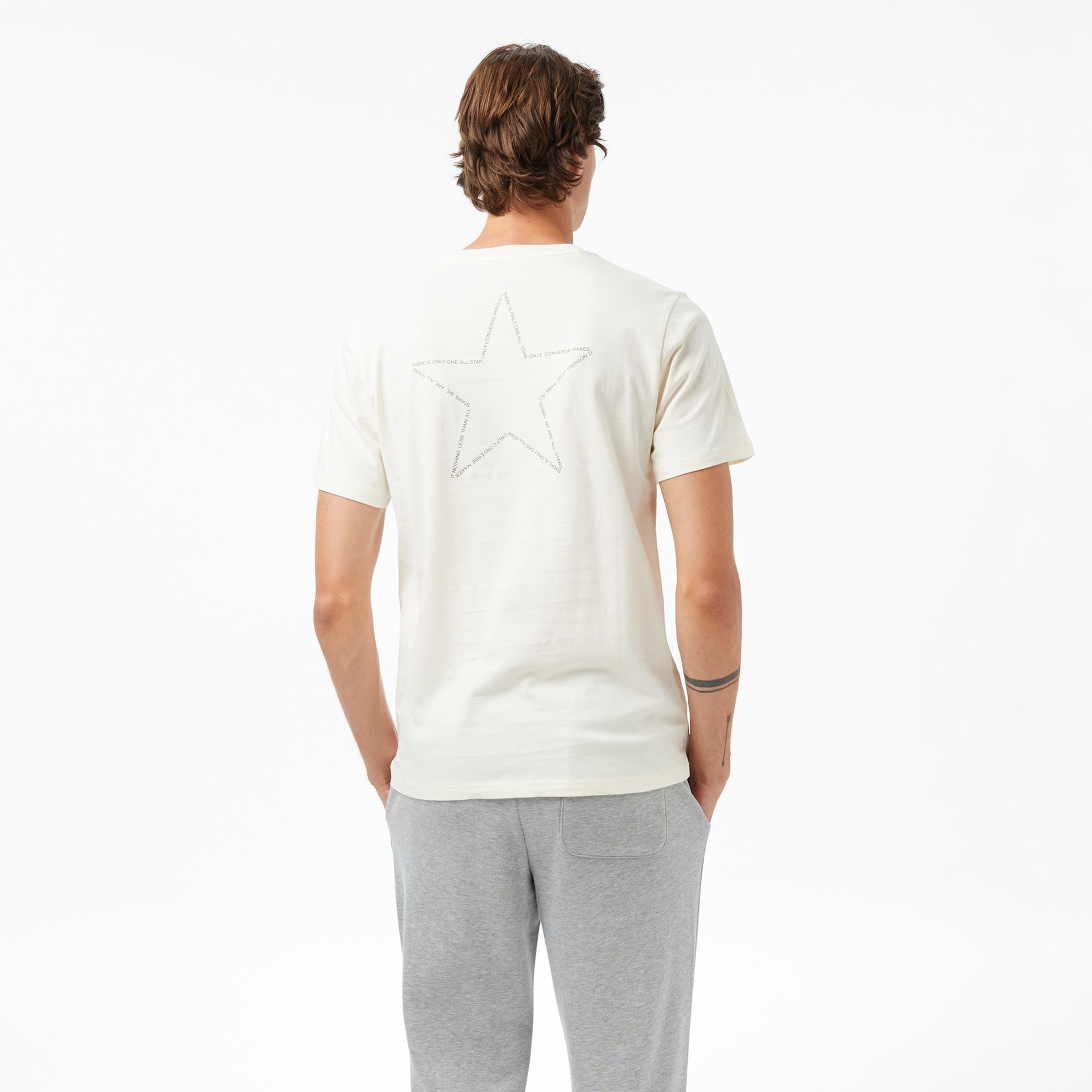 Converse Erkek Krem T-Shirt