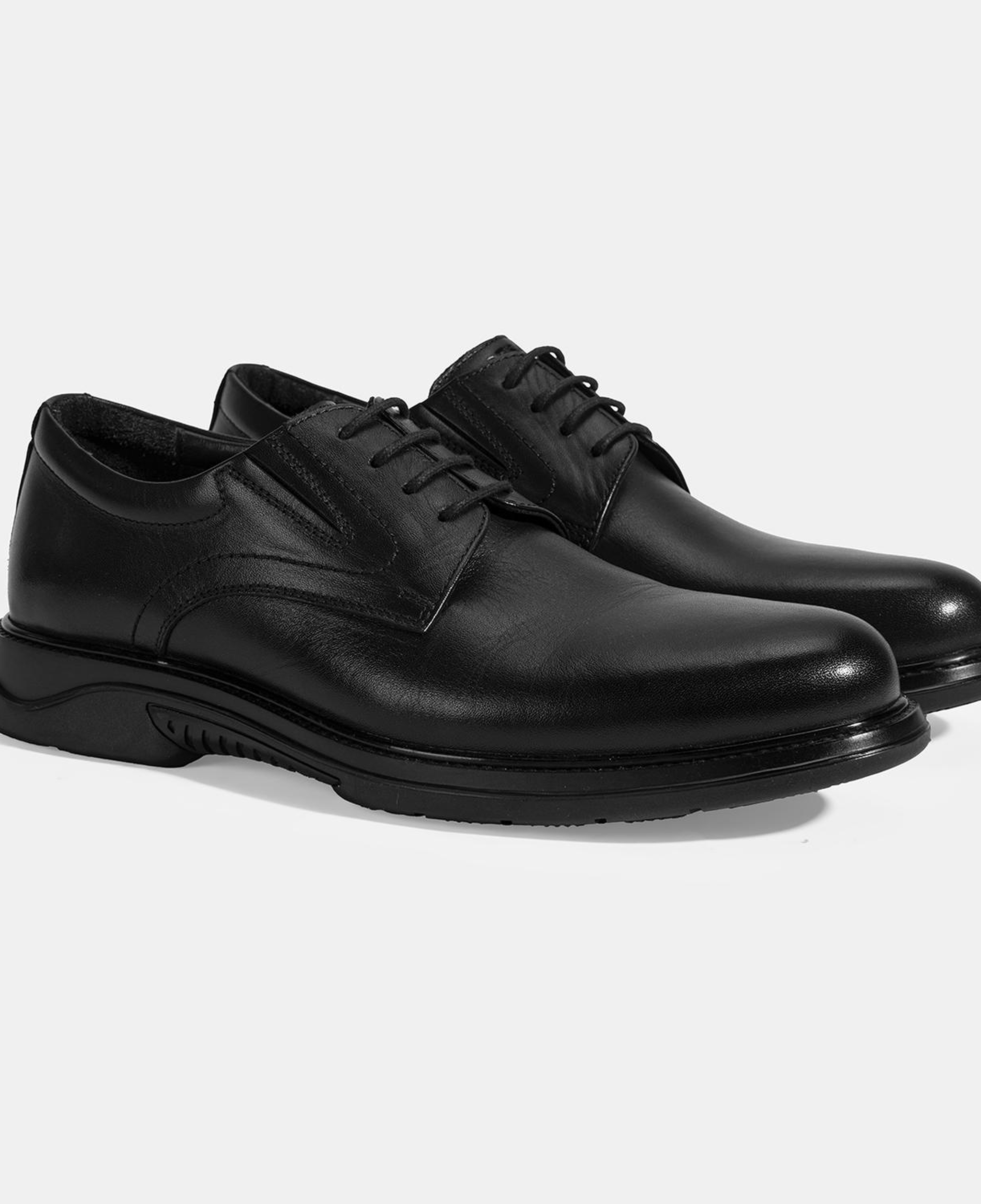 Erkek Siyah DesaComfort Klasik Deri Ayakkabı