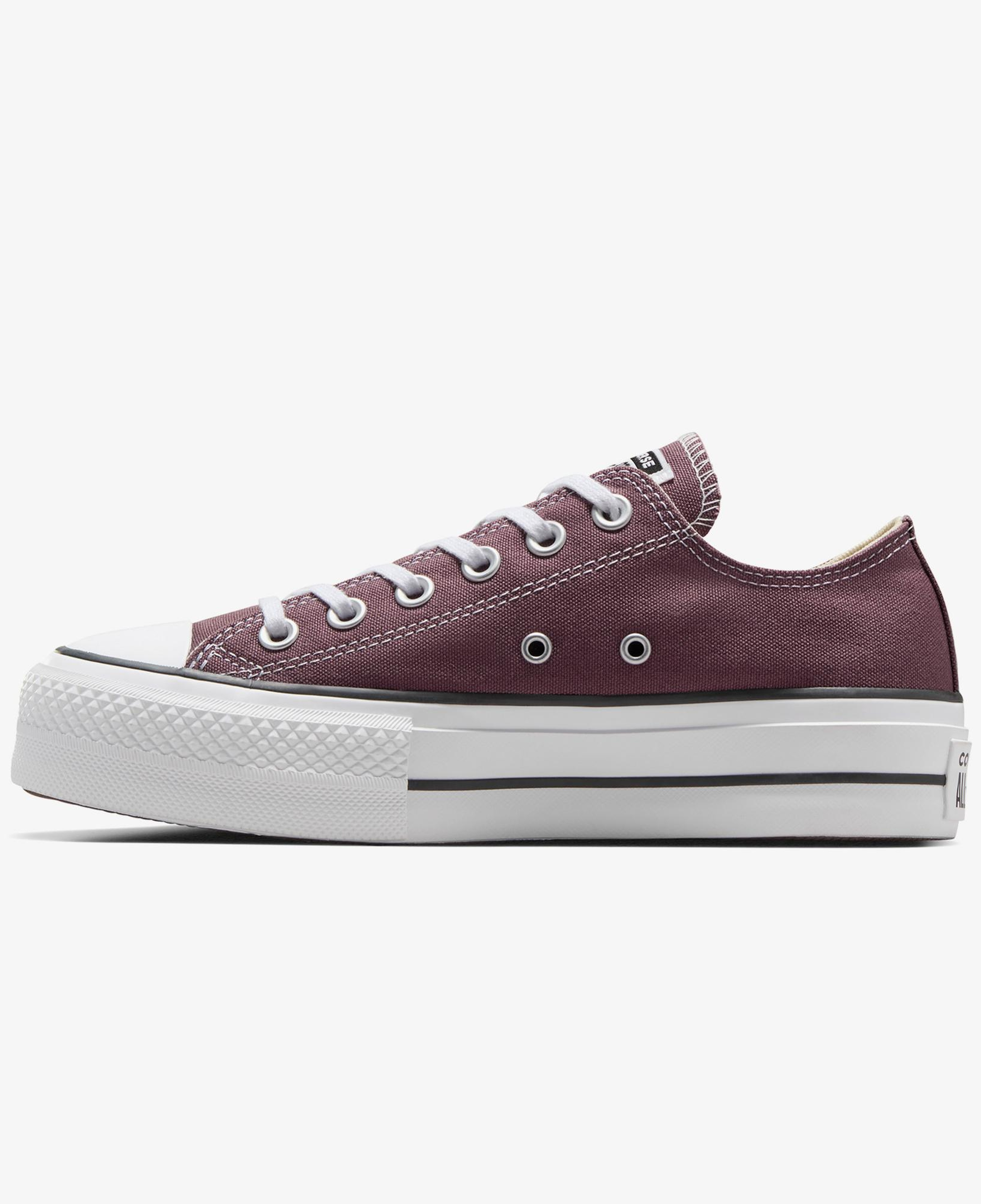 Converse Chuck Taylor All Star Lift Kadın Bordo Platform Sneaker