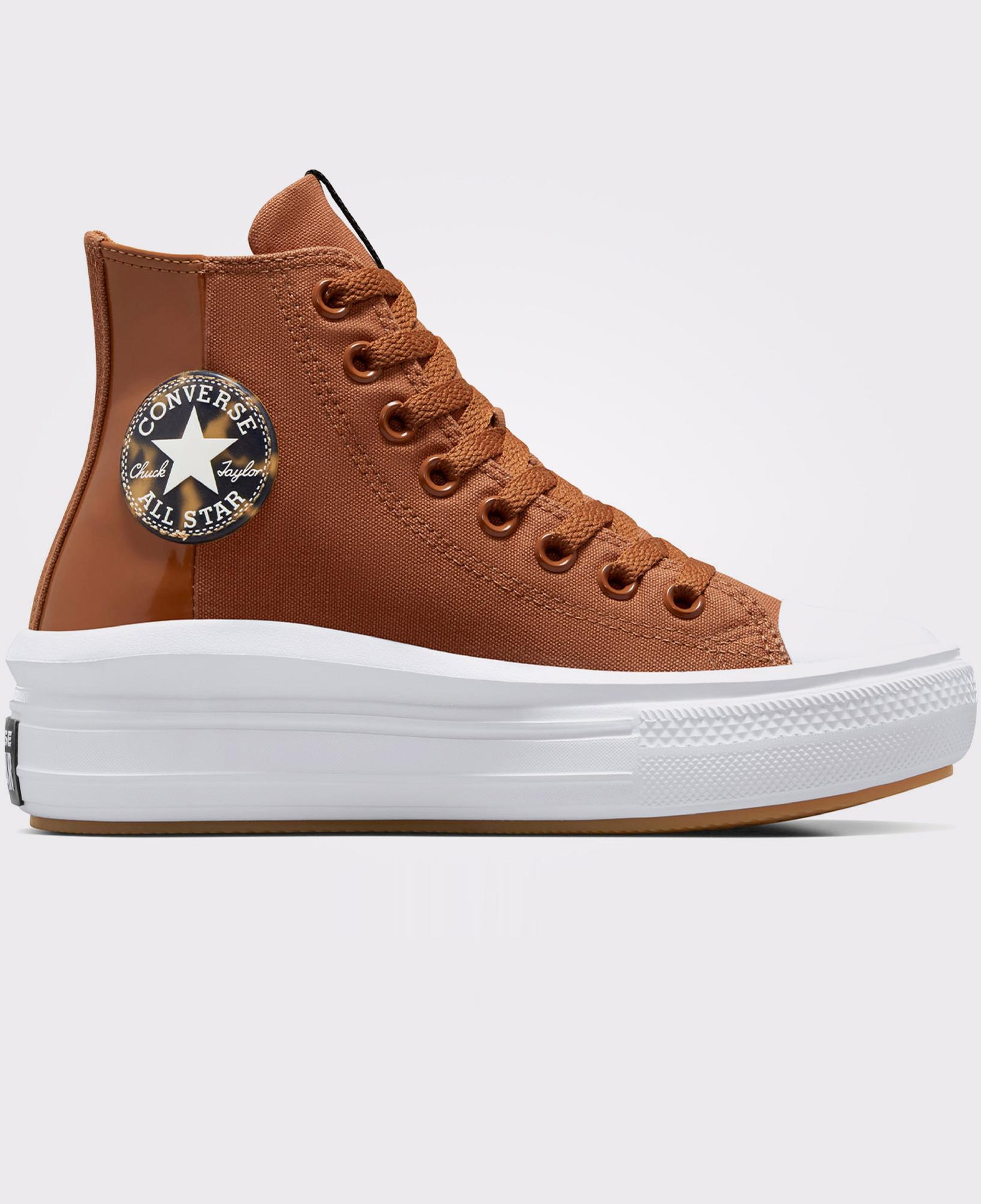 Converse Chuck Taylor All Star Move Platform Tortoise Kadın Kahverengi Sneaker