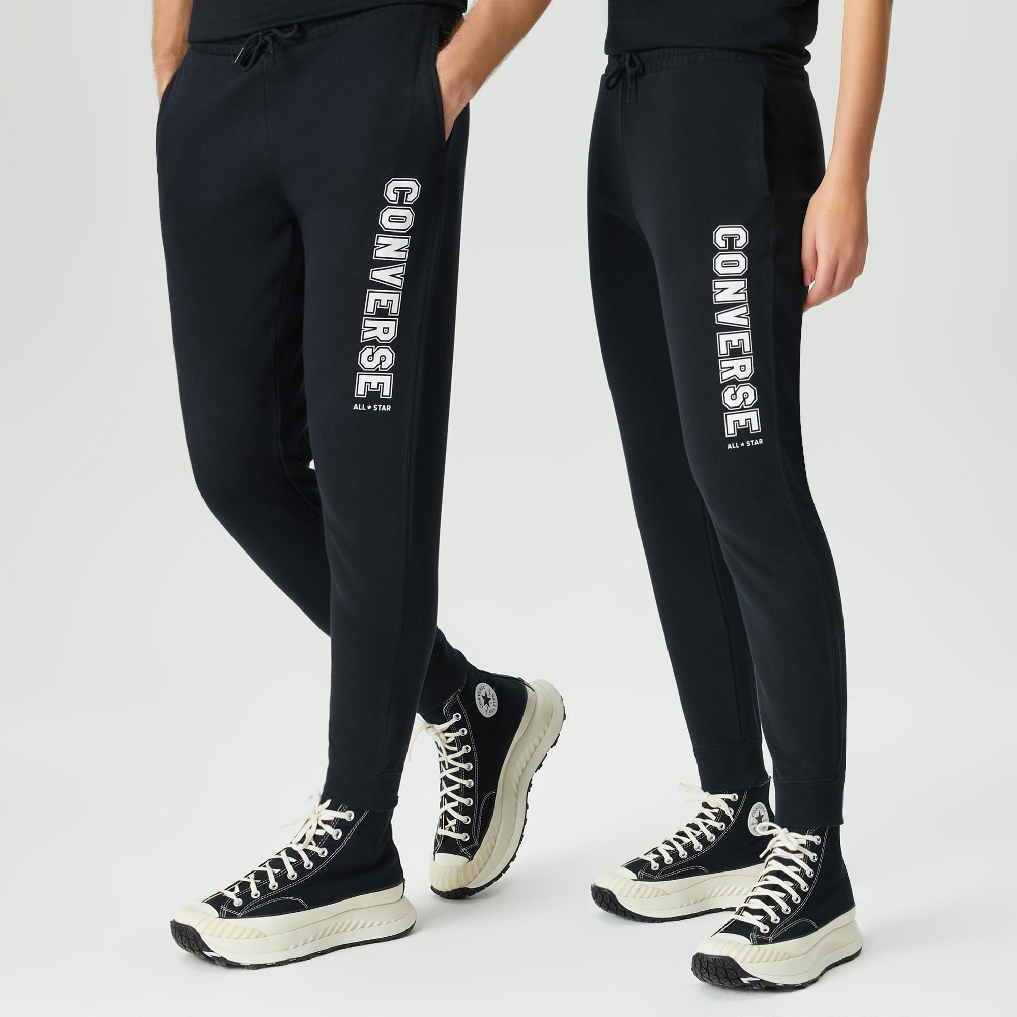 Converse Unisex Siyah Eşofman Altı