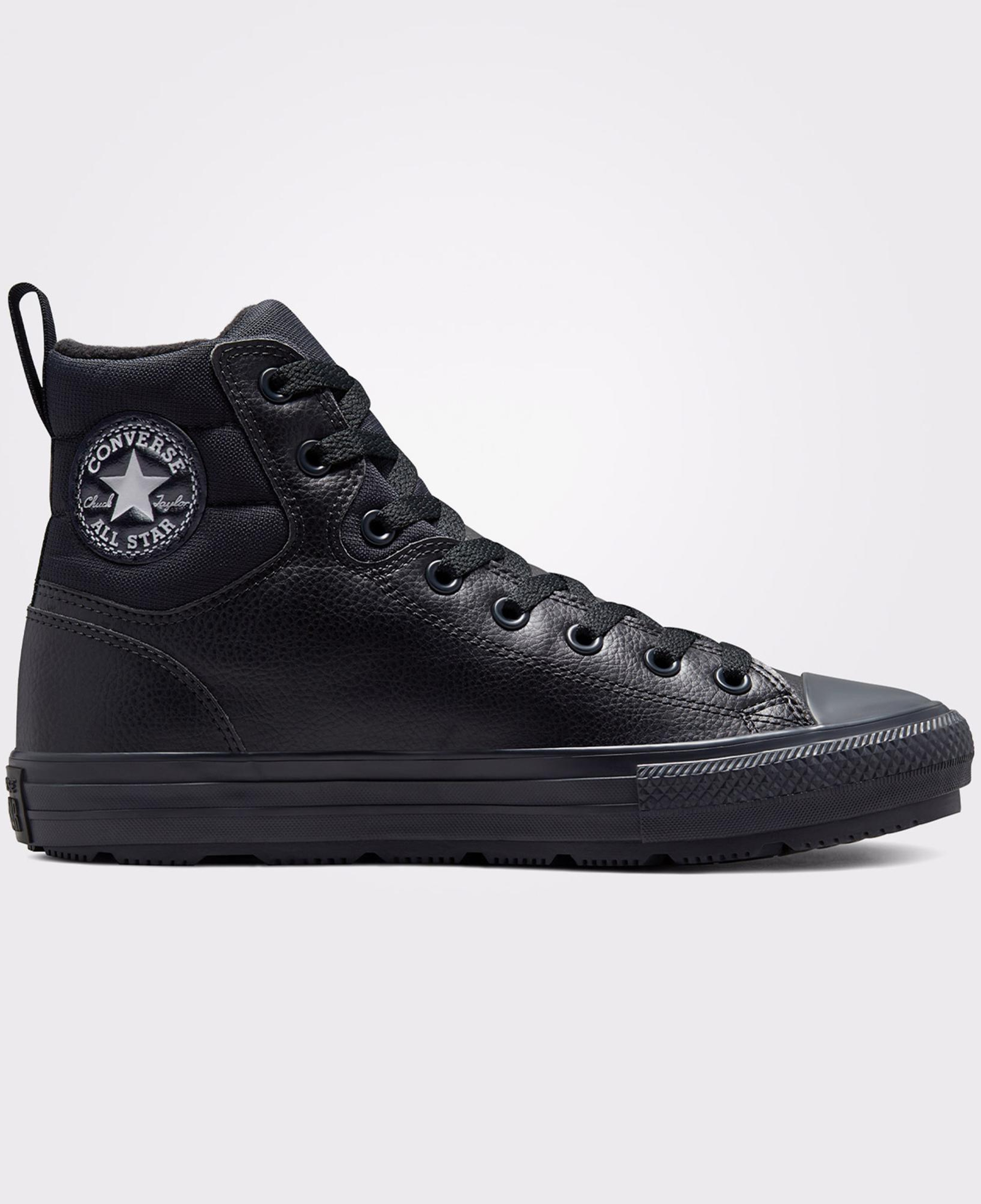 Converse Chuck Taylor All Star Faux Siyah Deri Berkshire Bot