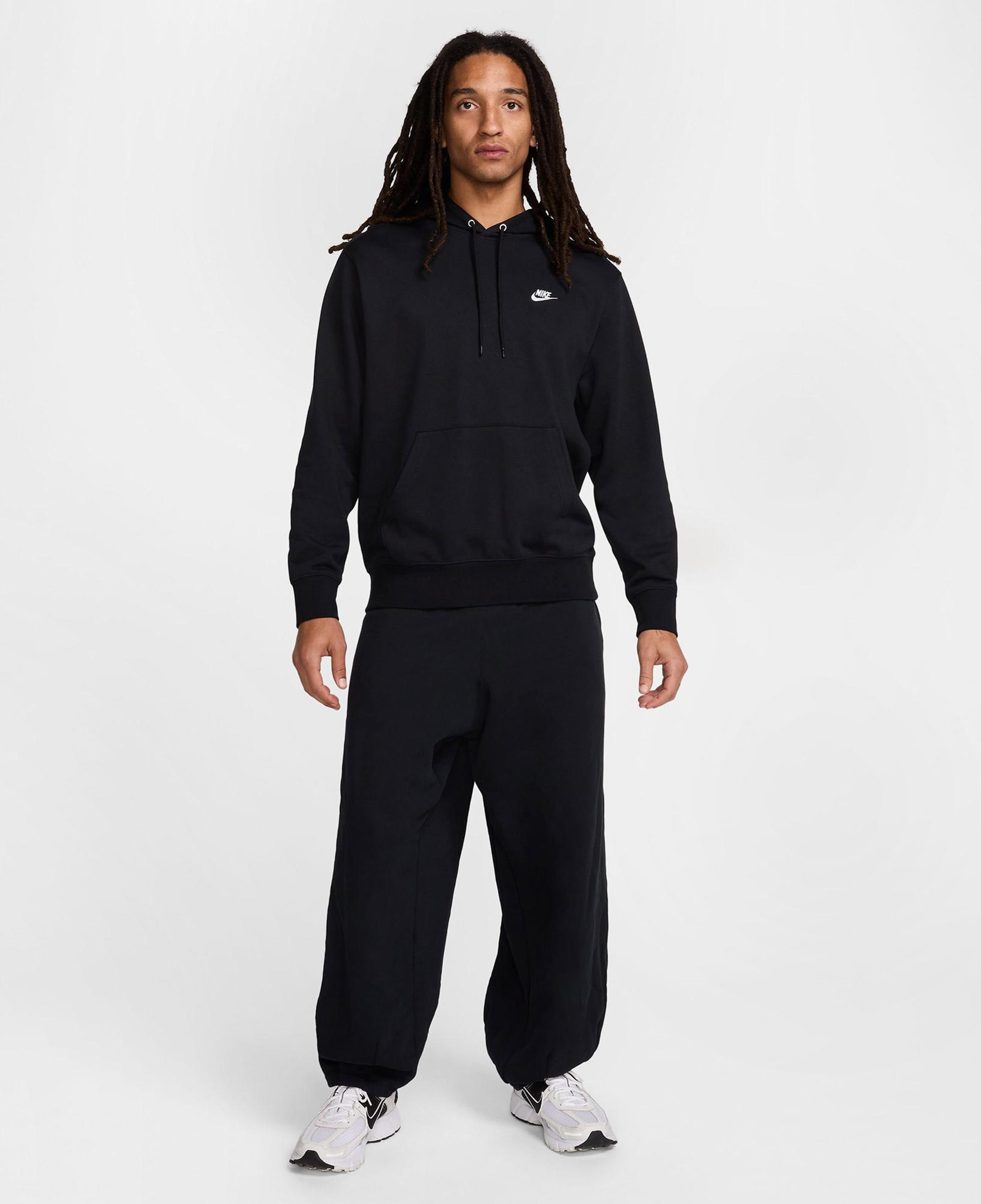 Nike Club Erkek Siyah Hoodie