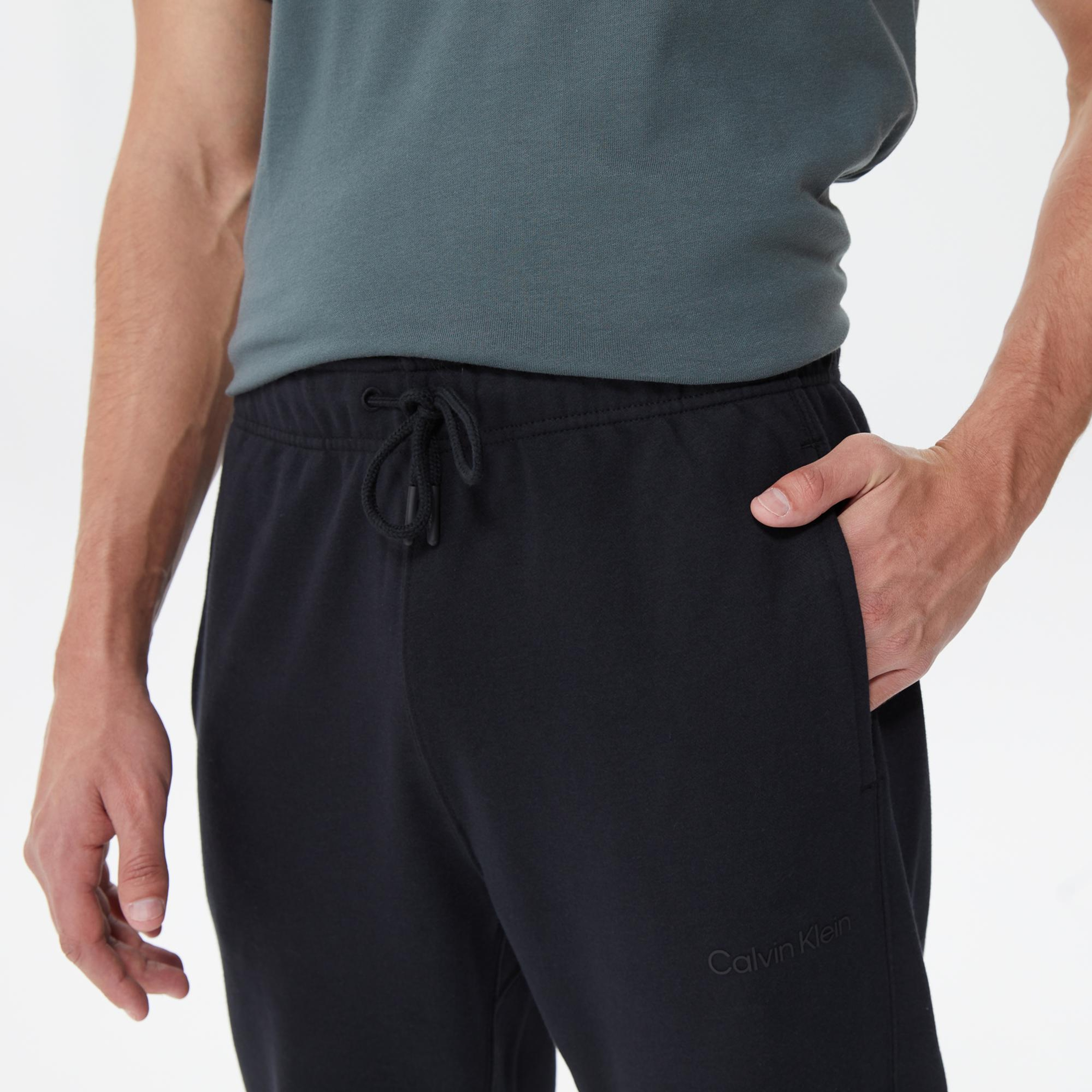 Calvin Klein Knit Erkek Siyah Eşofman Altı