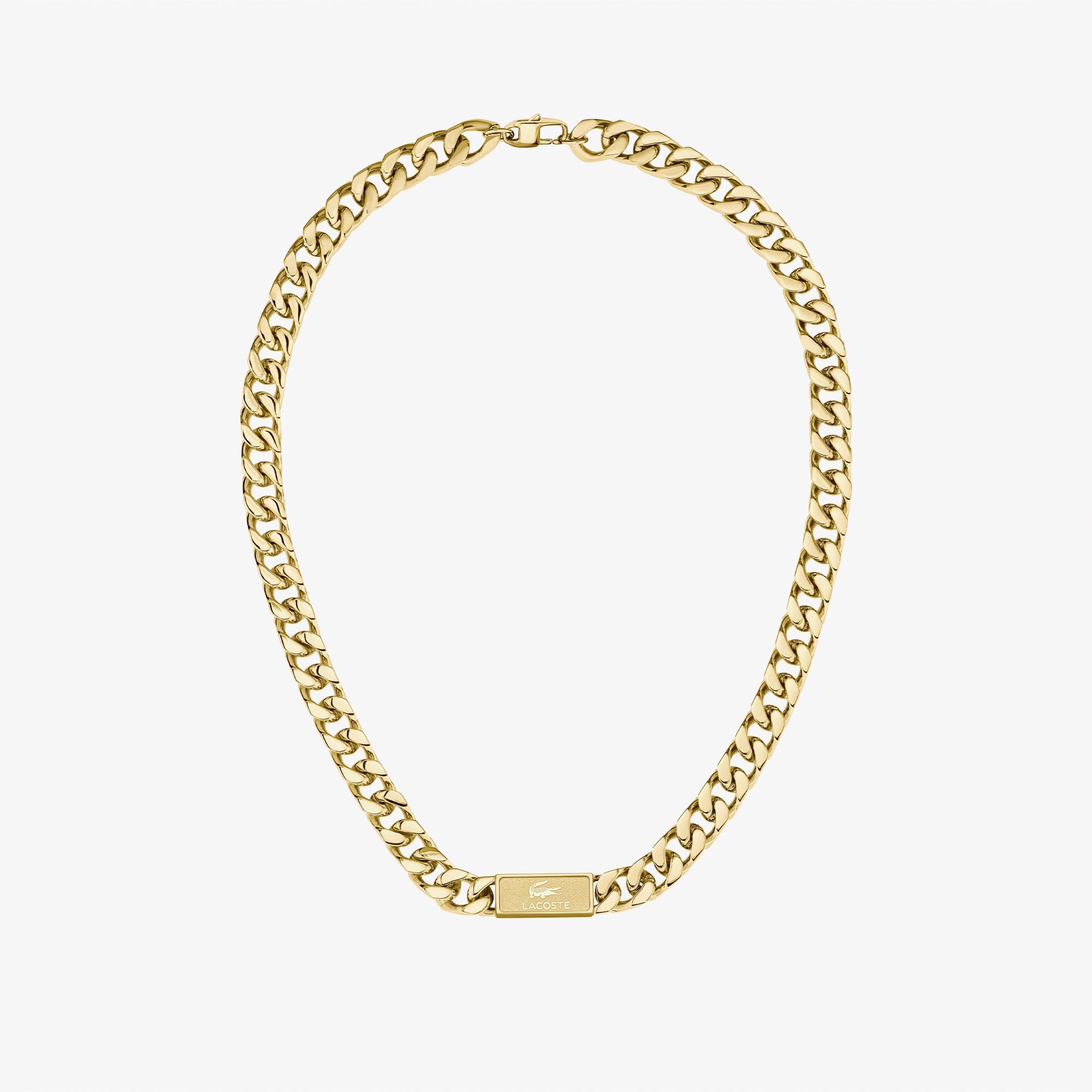 Lacoste Erkek Sarı Kolye