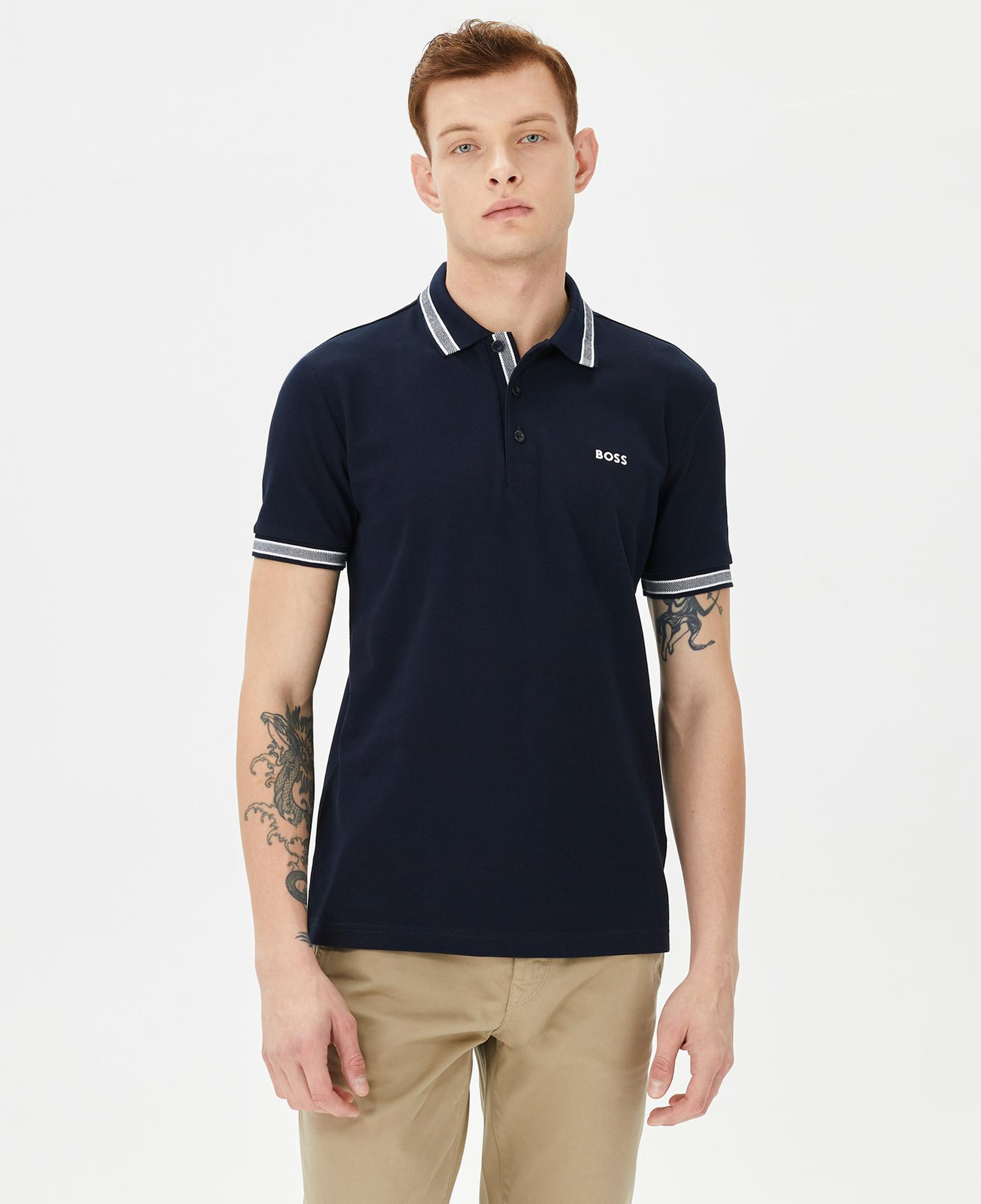 Boss Paddy Erkek Mavi Polo