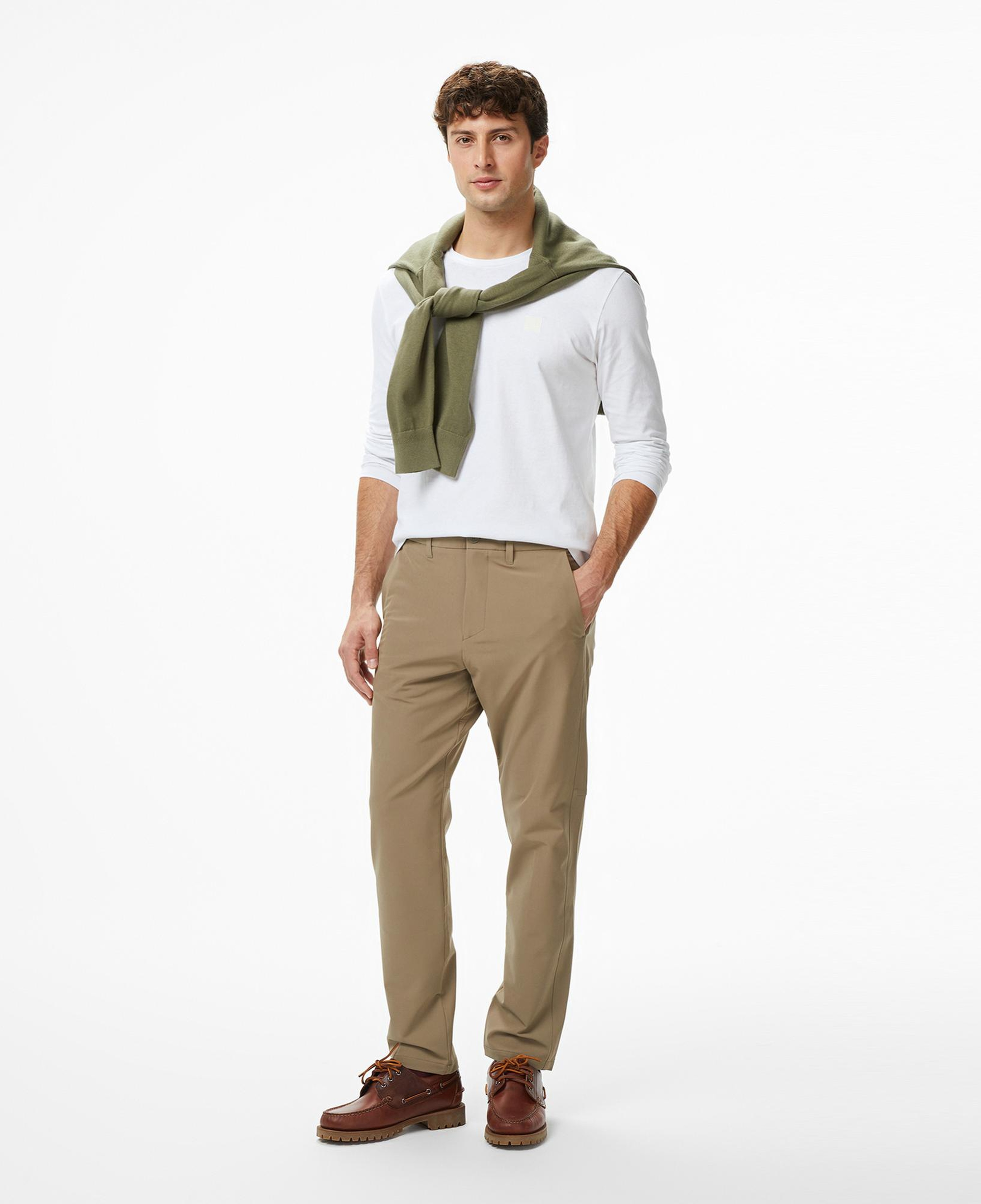 Boss Commuter Erkek Bej Pantolon