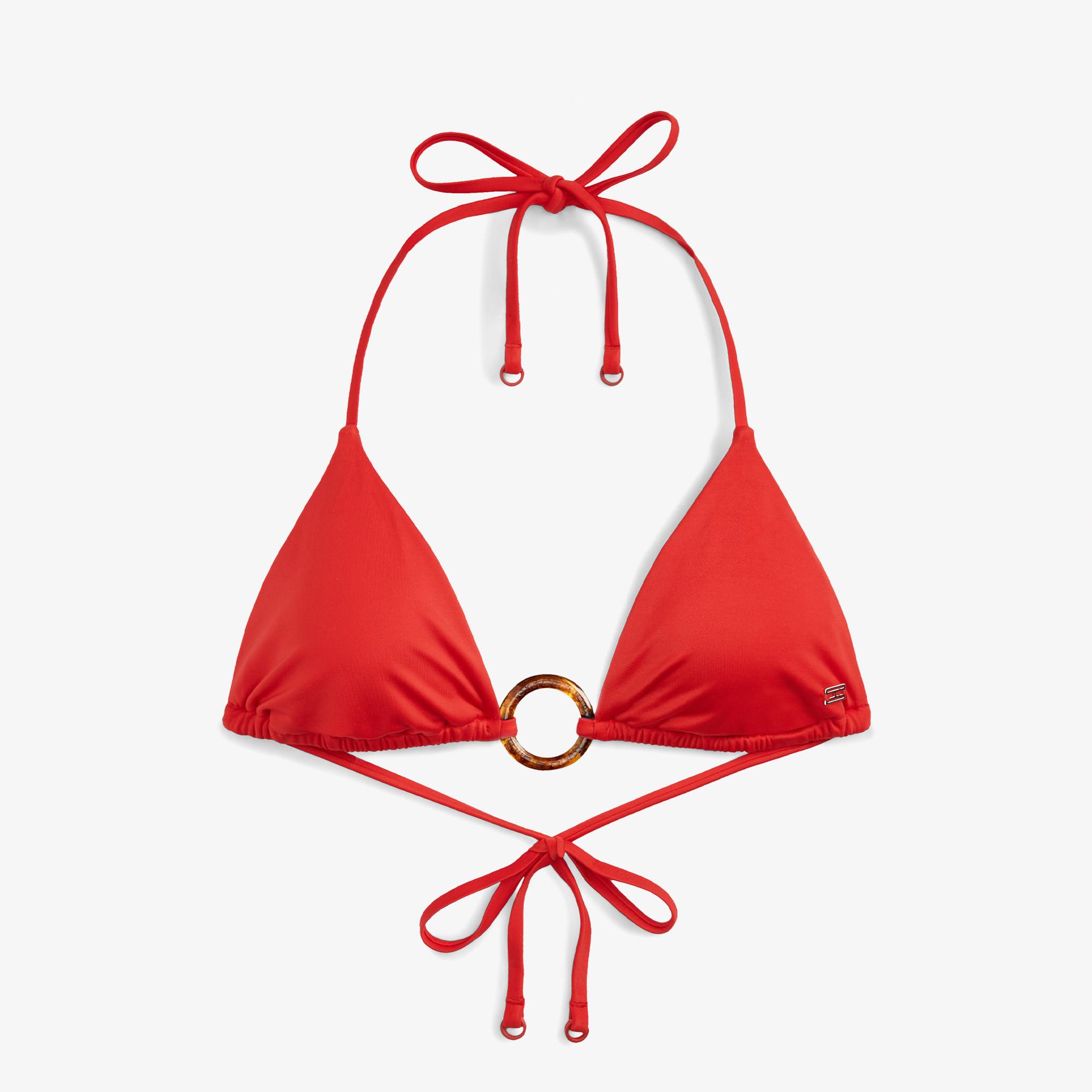 Tommy Hilfiger Elevated Kadın Turuncu Bikini Üstü