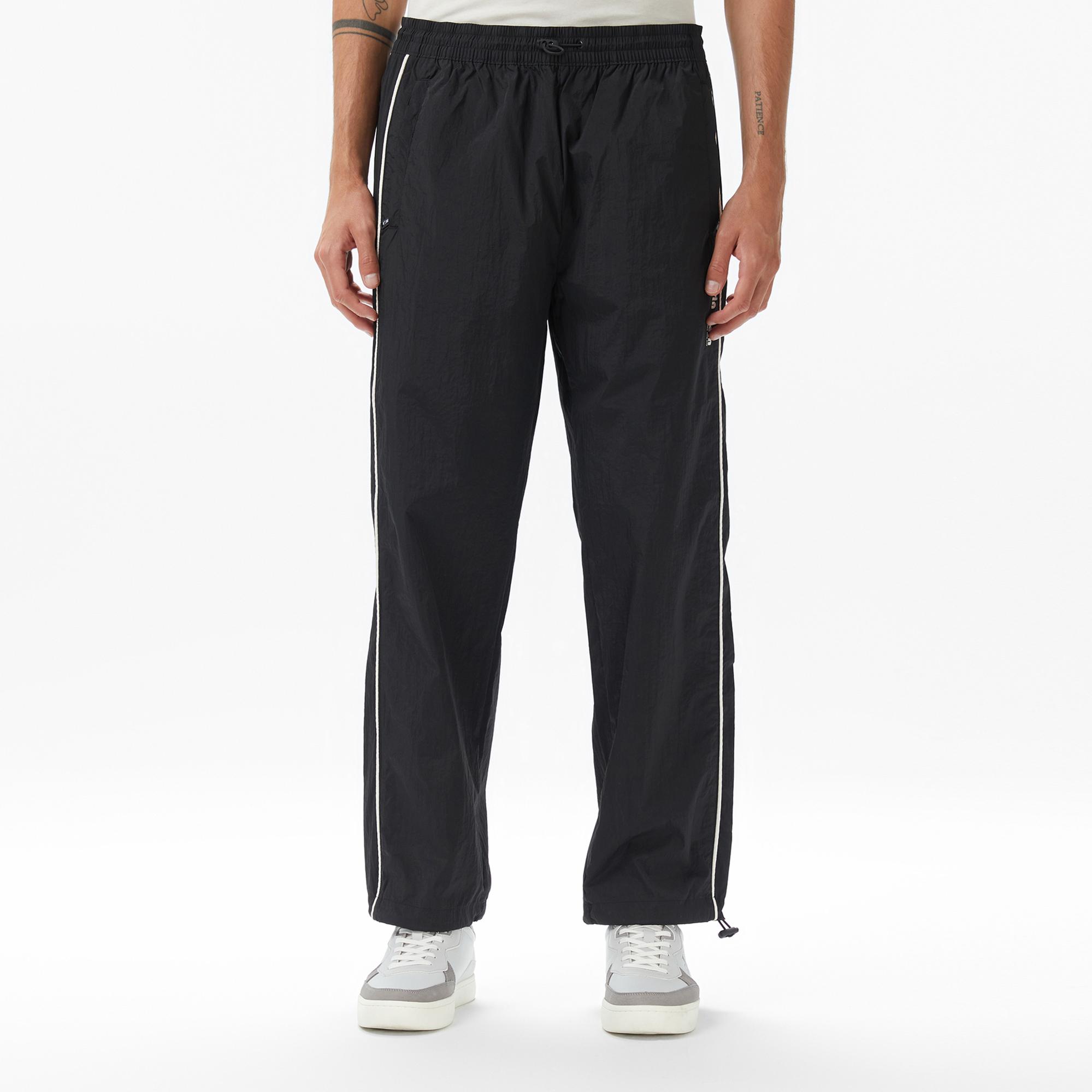 Calvin Klein Relaxed Crinkle Nylon Track Erkek Siyah Eşofman Altı