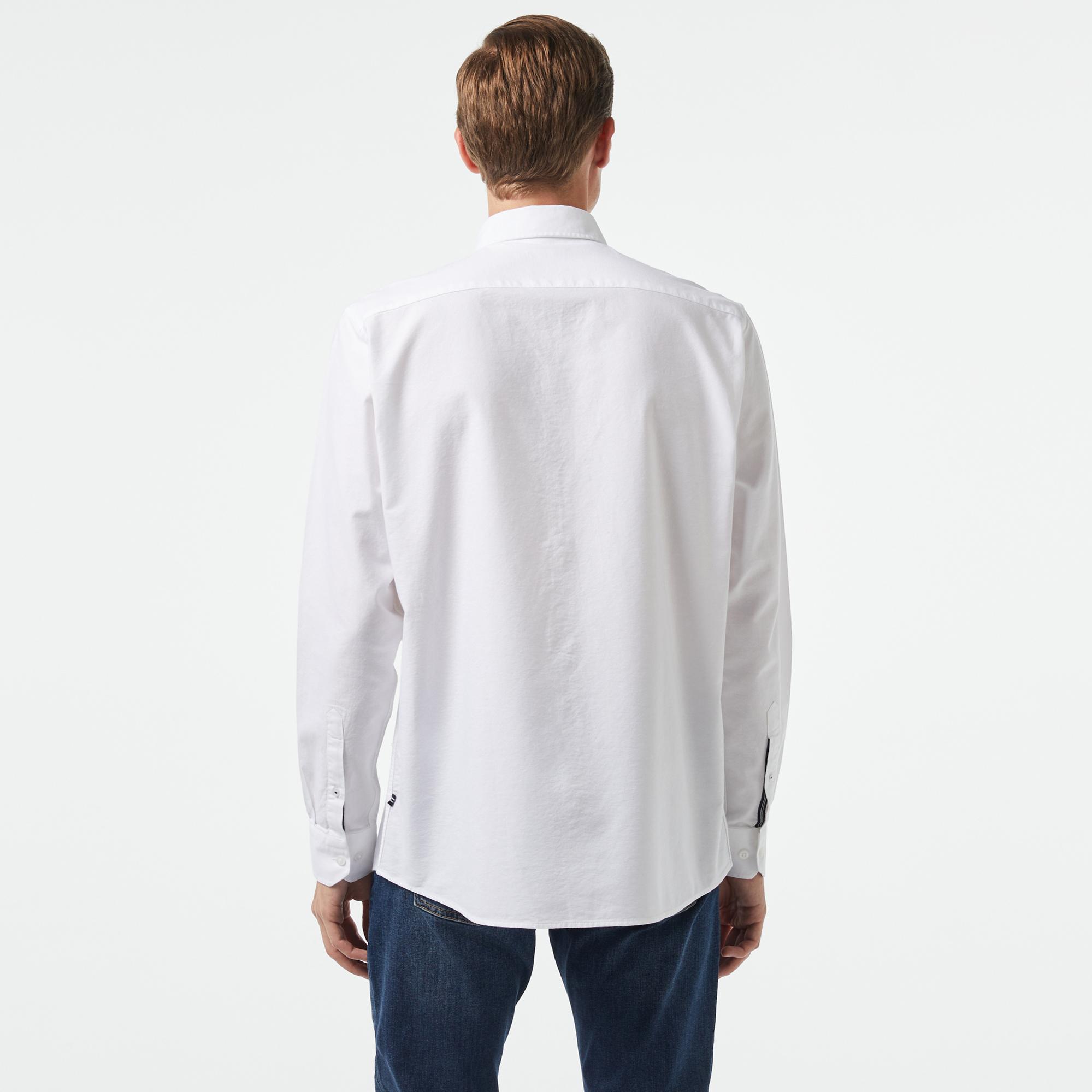 Nautica Erkek Beyaz Classic Fit Gömlek