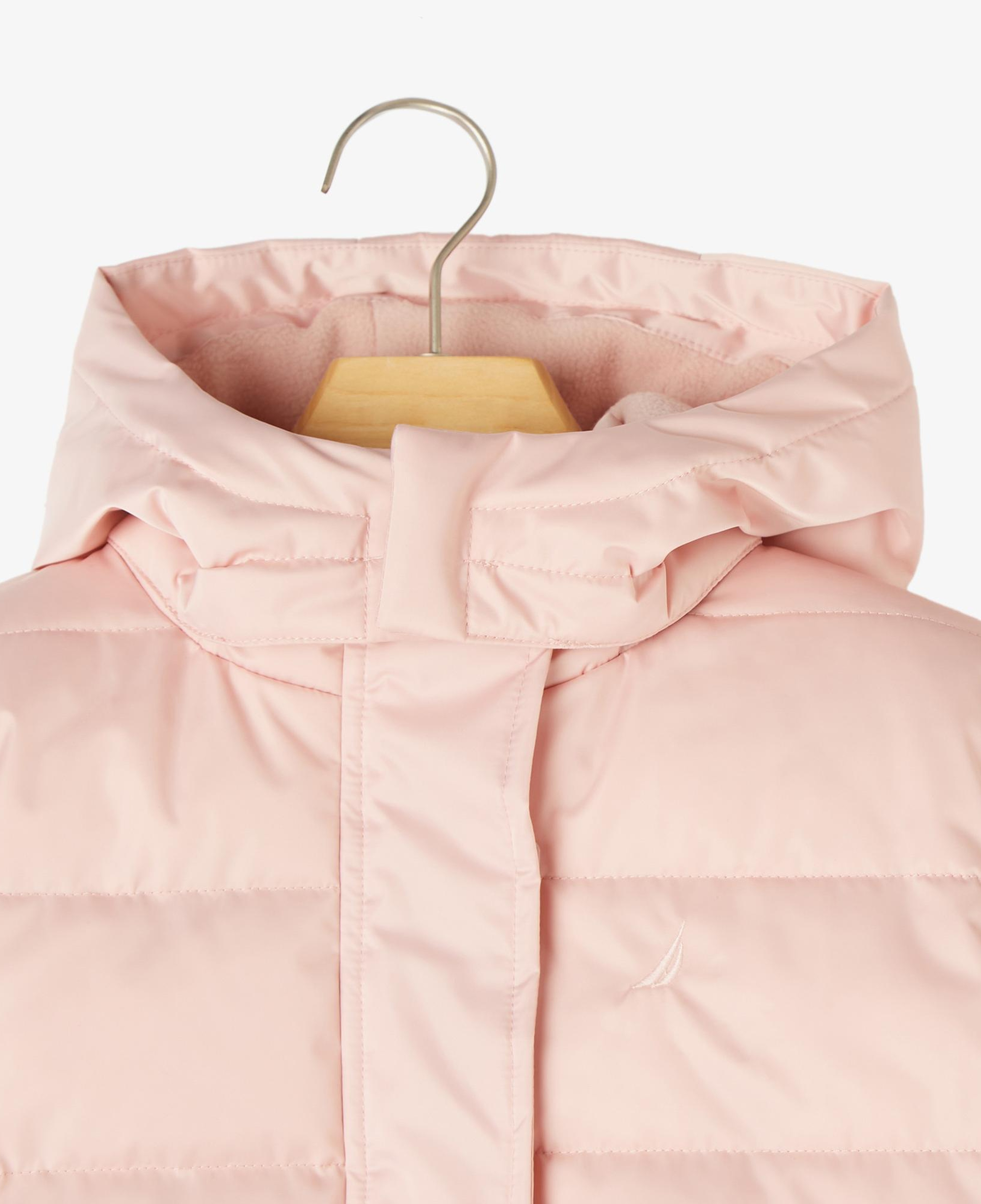 Nautica Kız Çocuk Pembe Kapüşonlu Mont