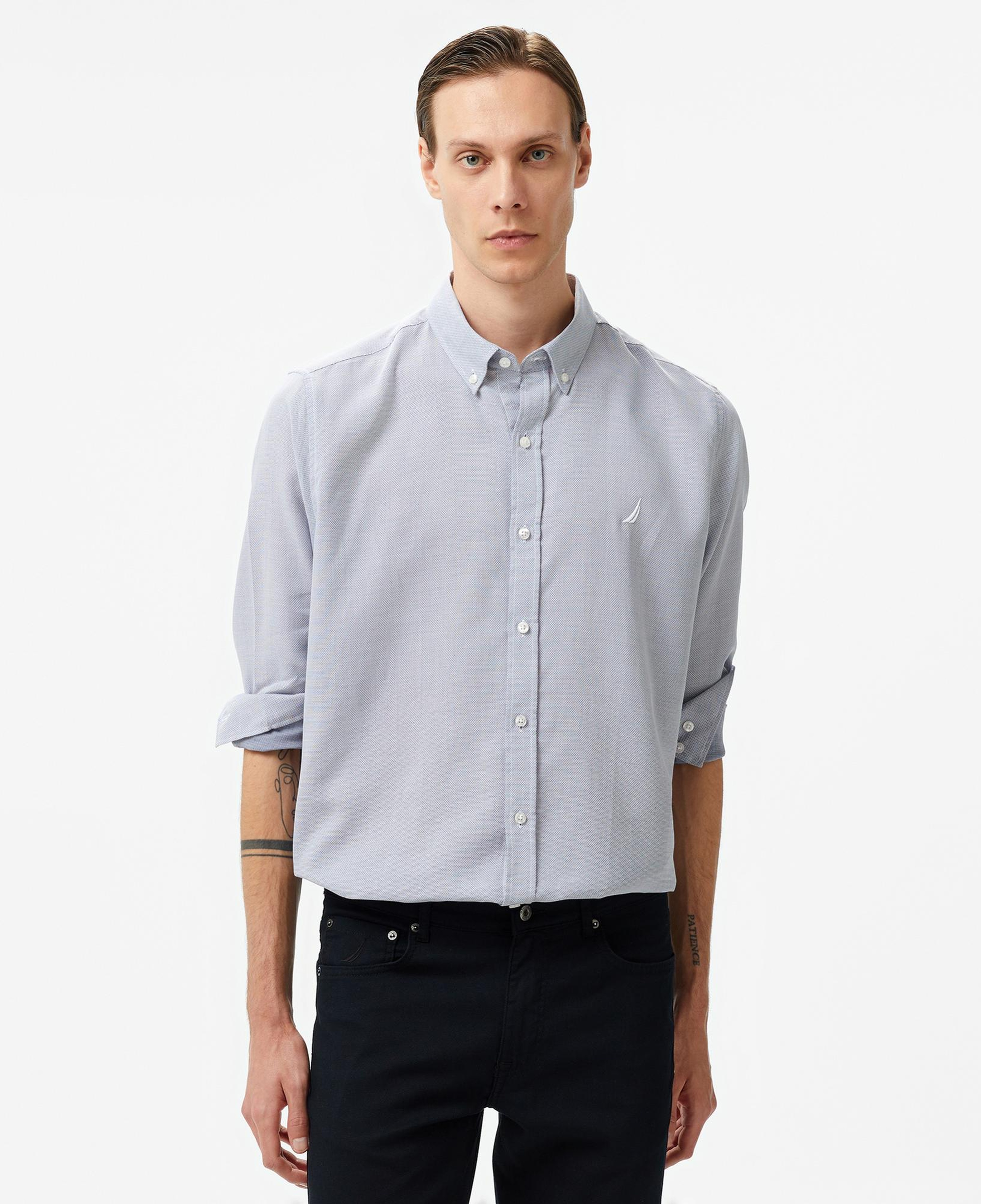 Nautica Erkek Mavi Gömlek