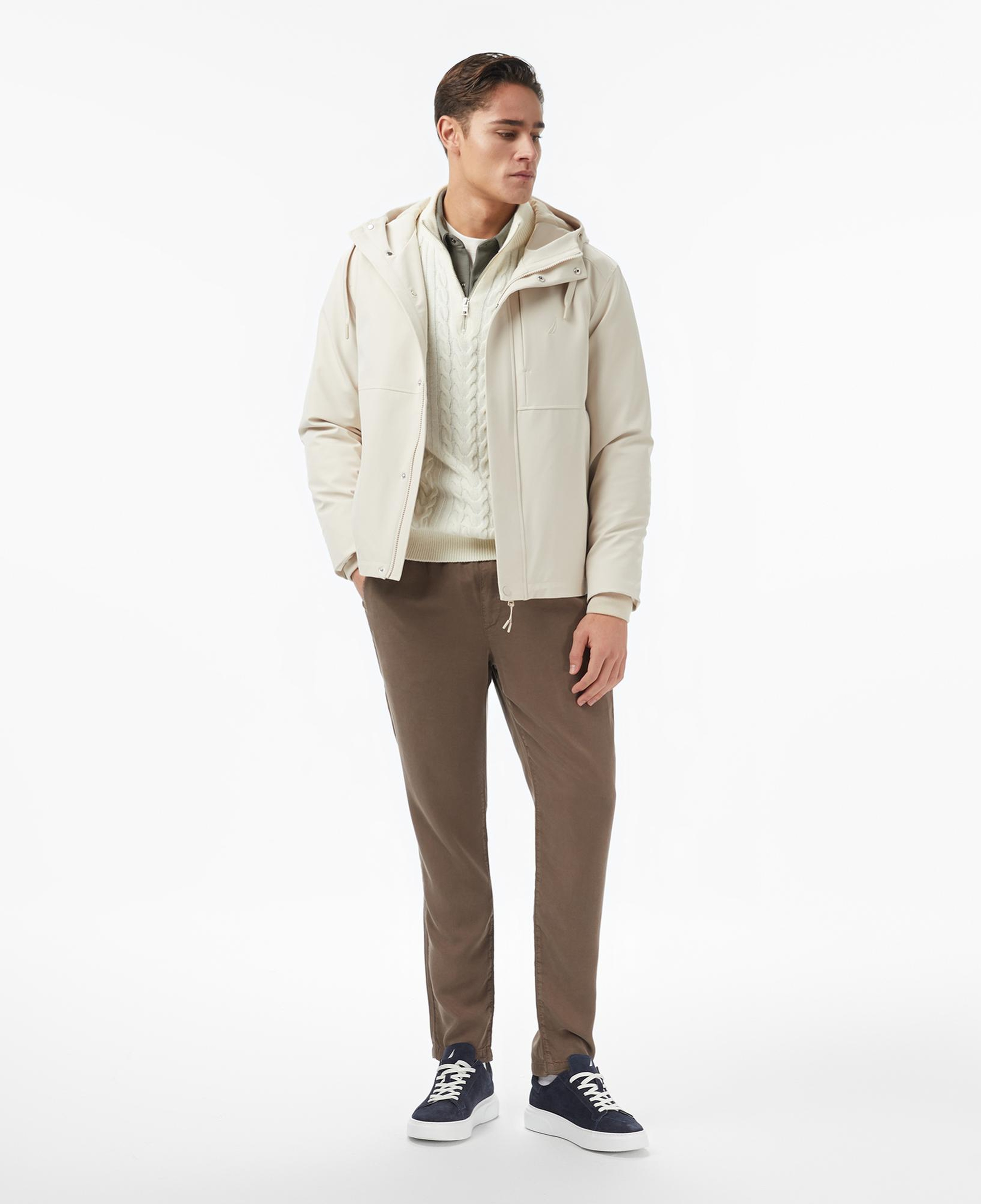 Nautica Erkek Bej Regular Fit Mont