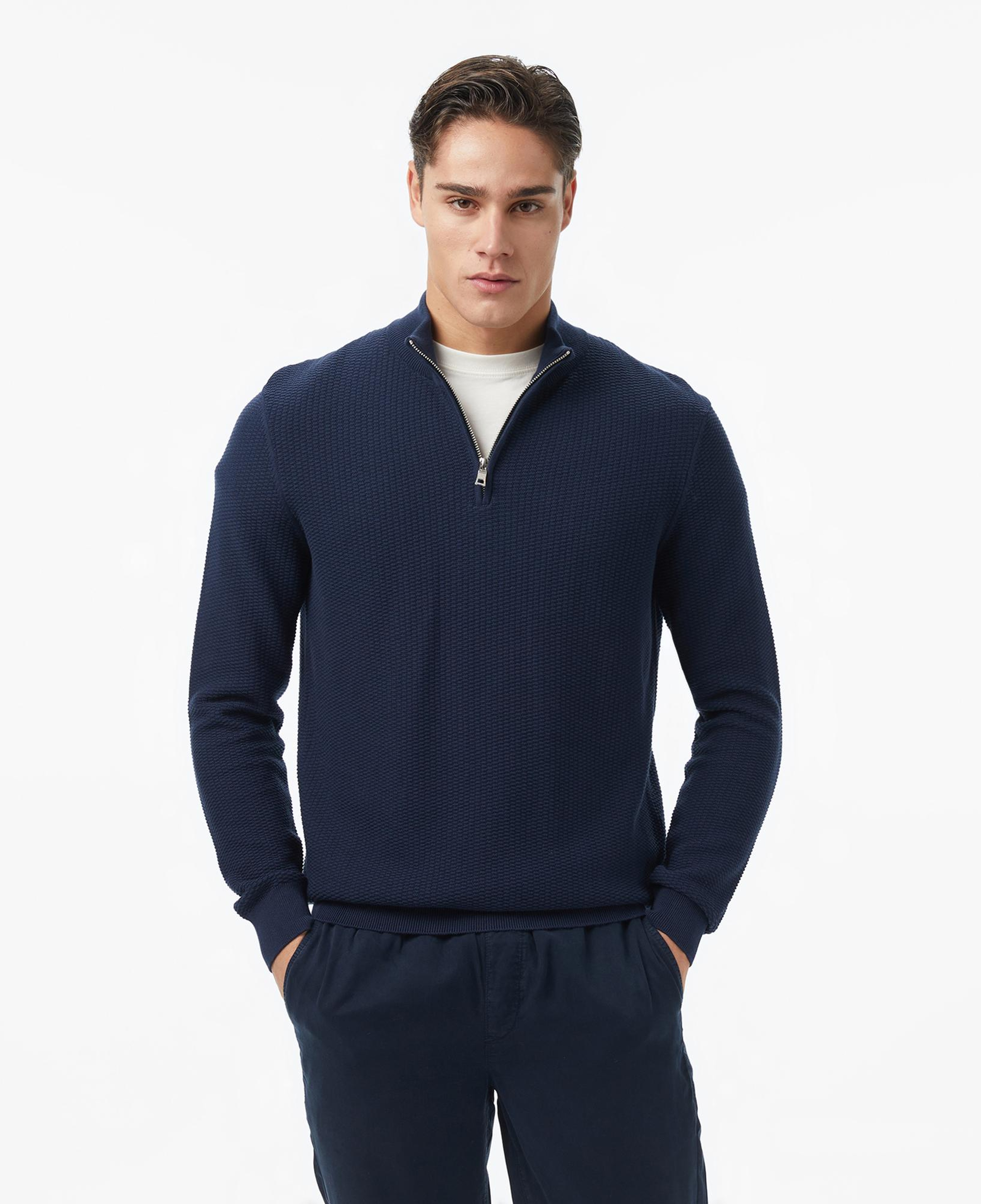 Nautica Erkek Lacivert Classic Fit Kazak