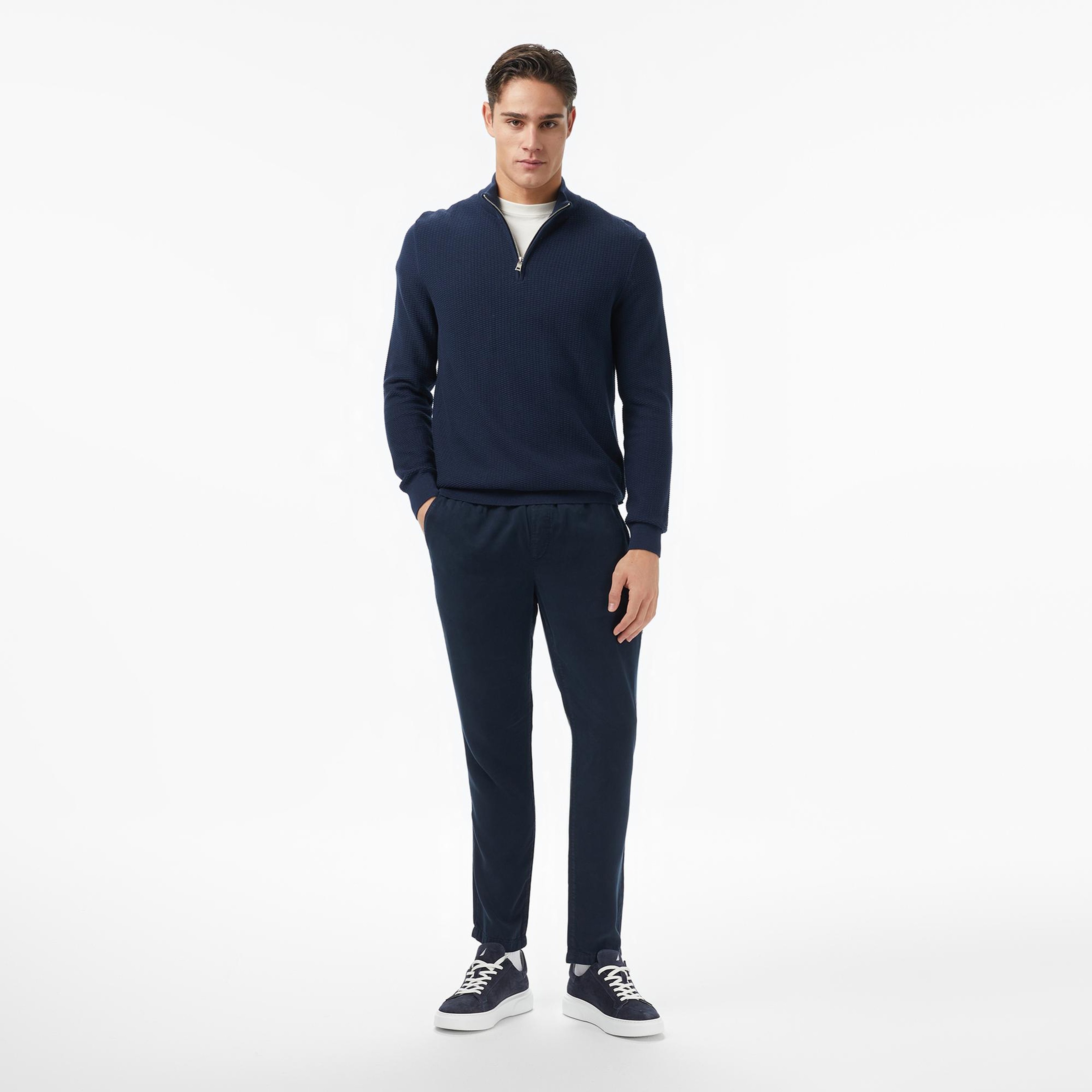Nautica Erkek Lacivert Classic Fit Kazak
