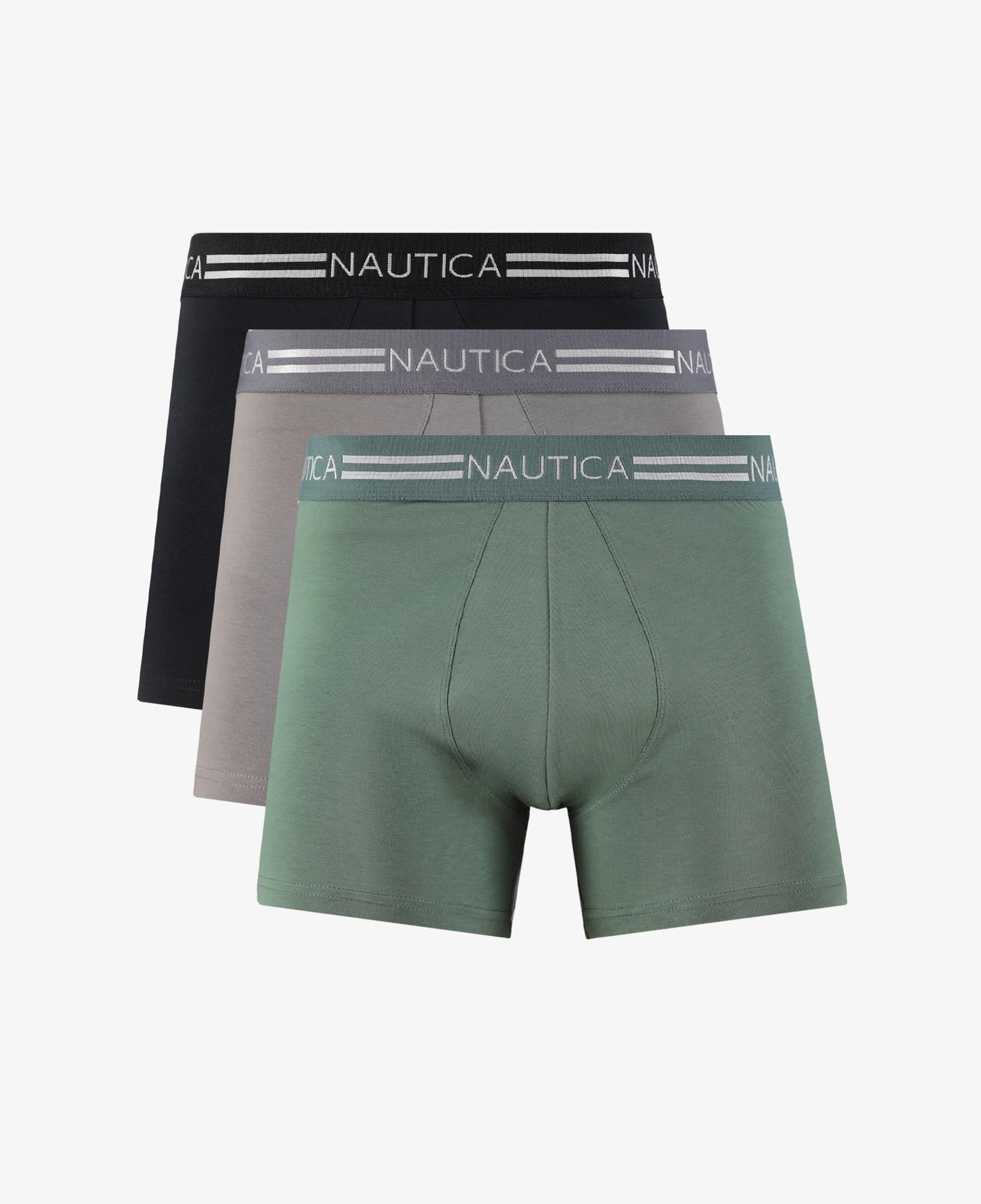 Nautica Erkek Gri Standart Fit 3'lü Boxer