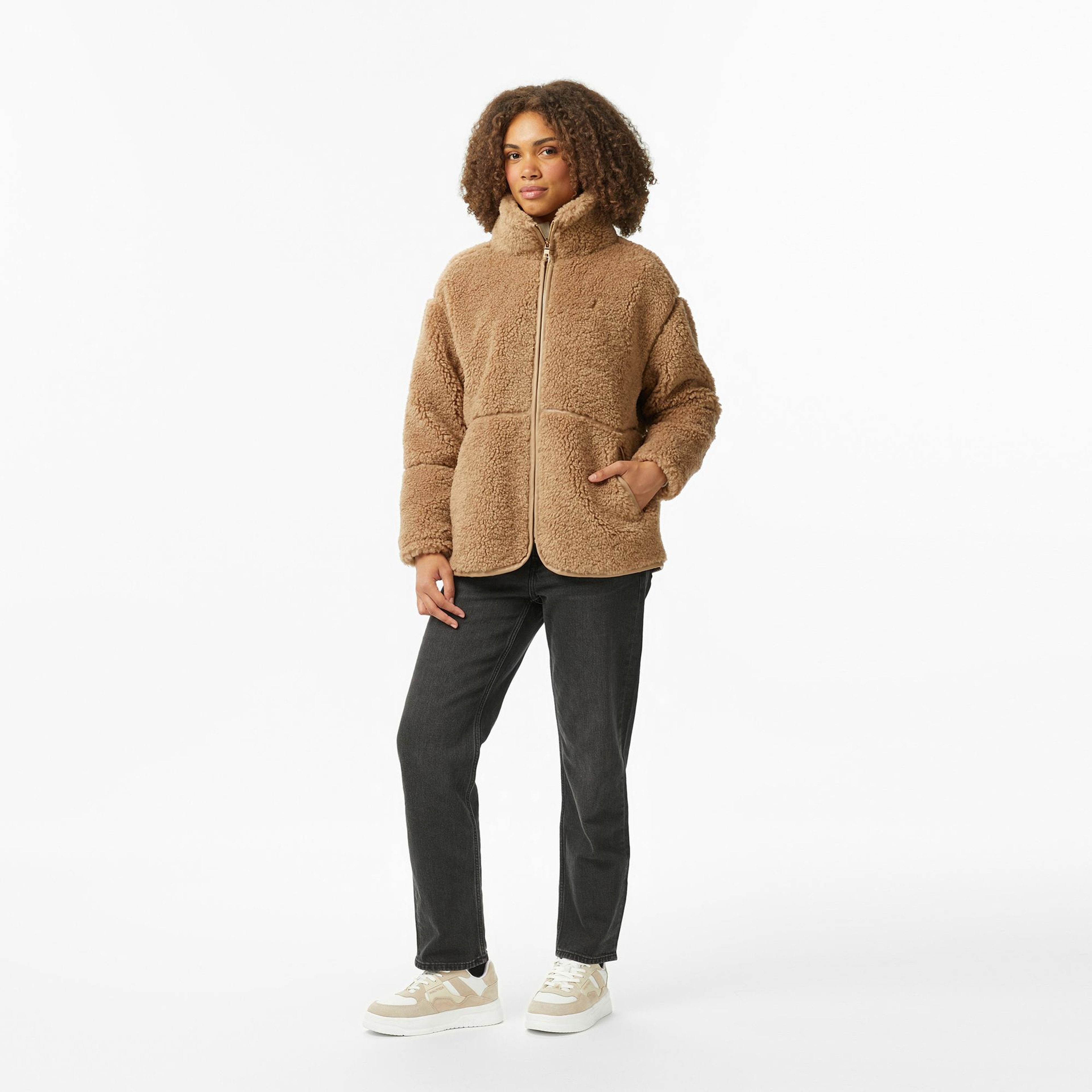 Nautica Kadın Bej Regular Fit Mont