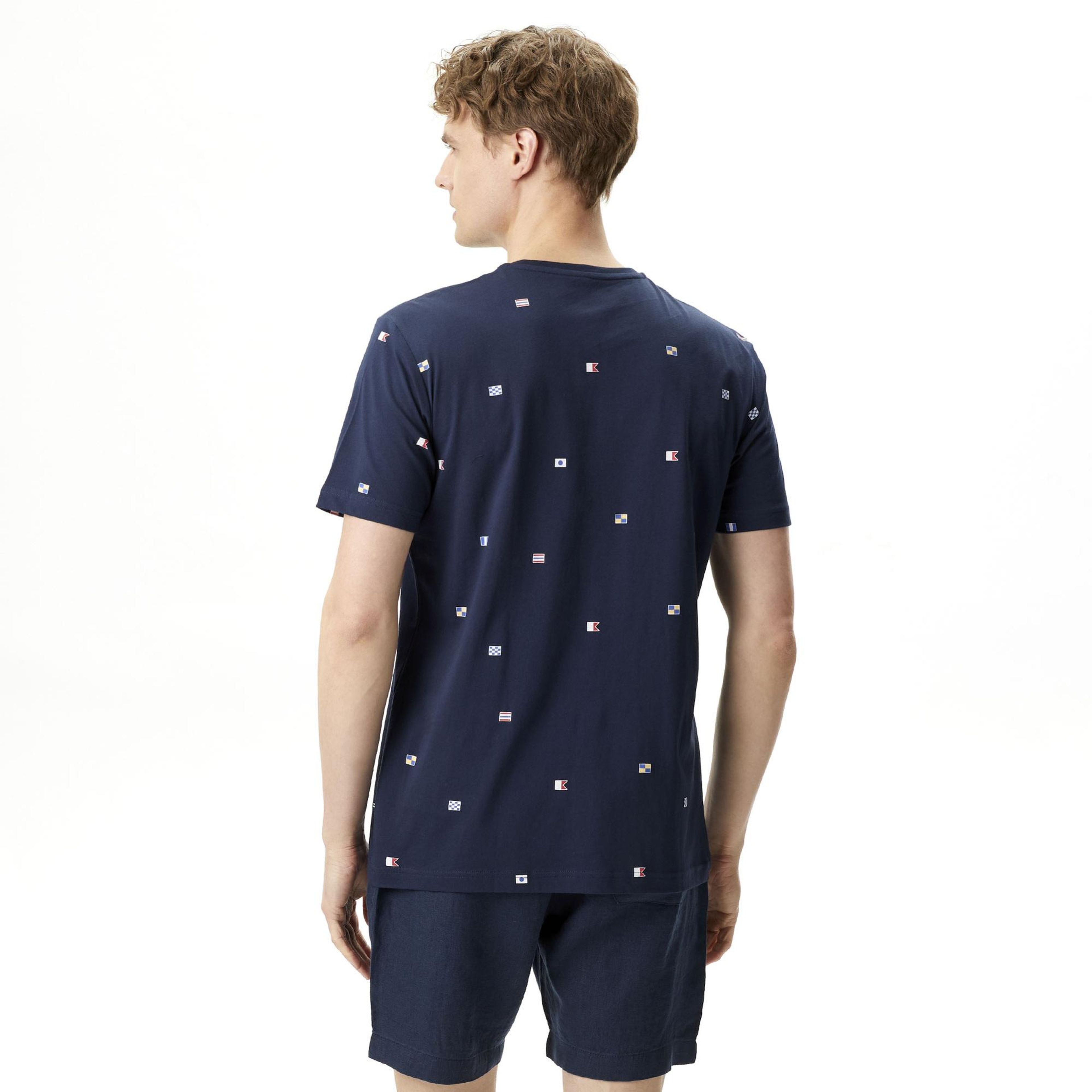 Nautica Erkek Lacivert Standart Fit T-Shirt