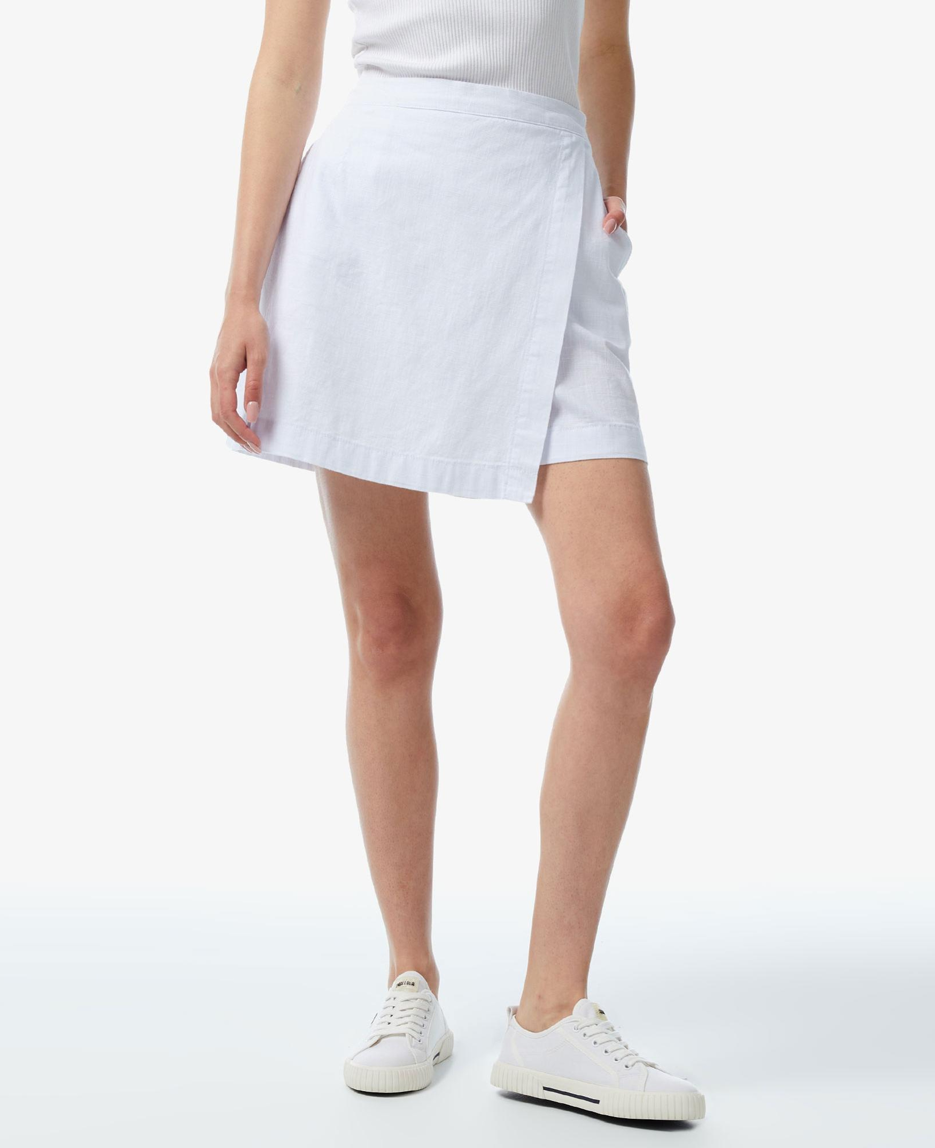 Nautica Kadın Beyaz Standart Fit Şort Etek