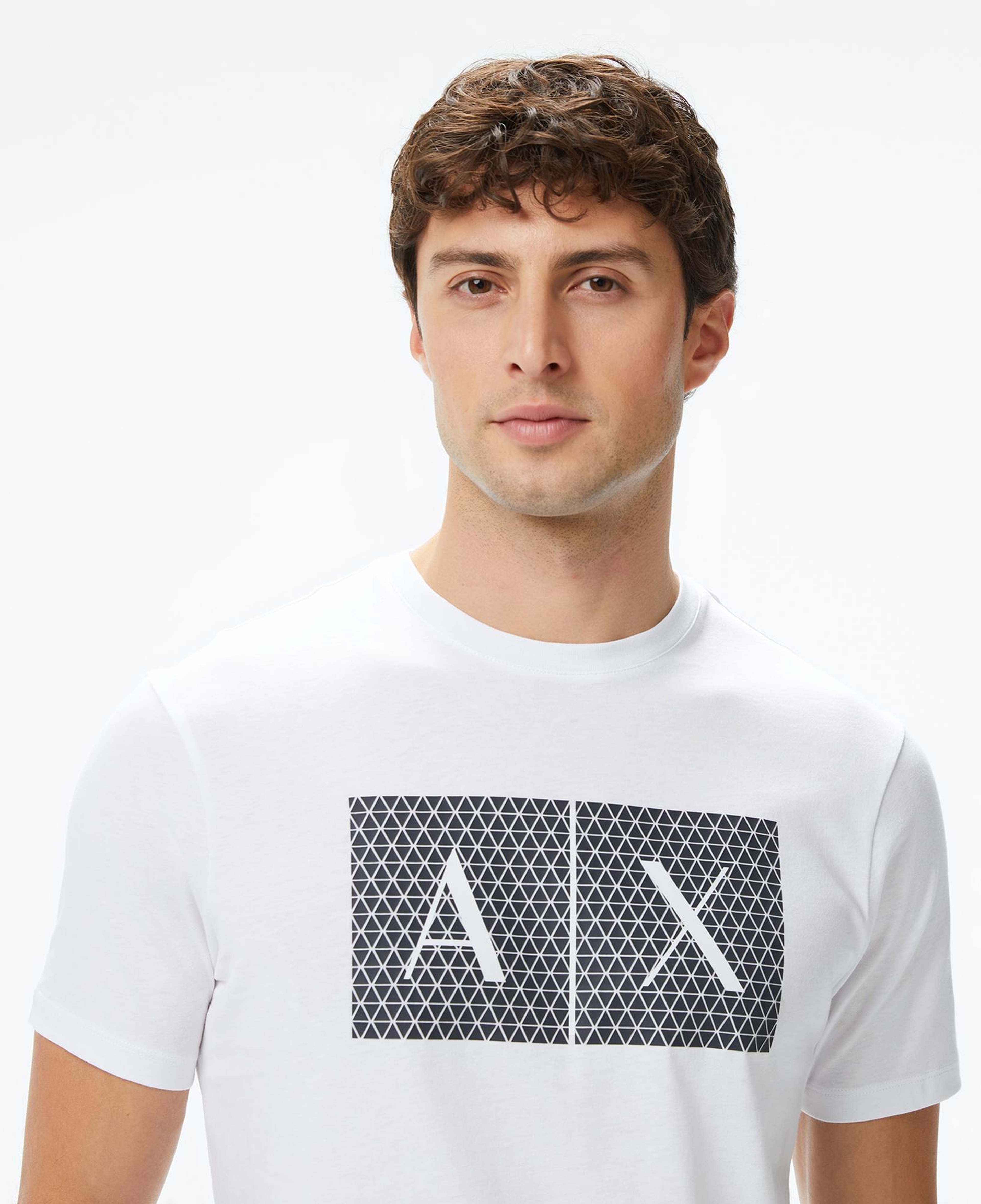 Armani Exchange Erkek Beyaz T-Shirt