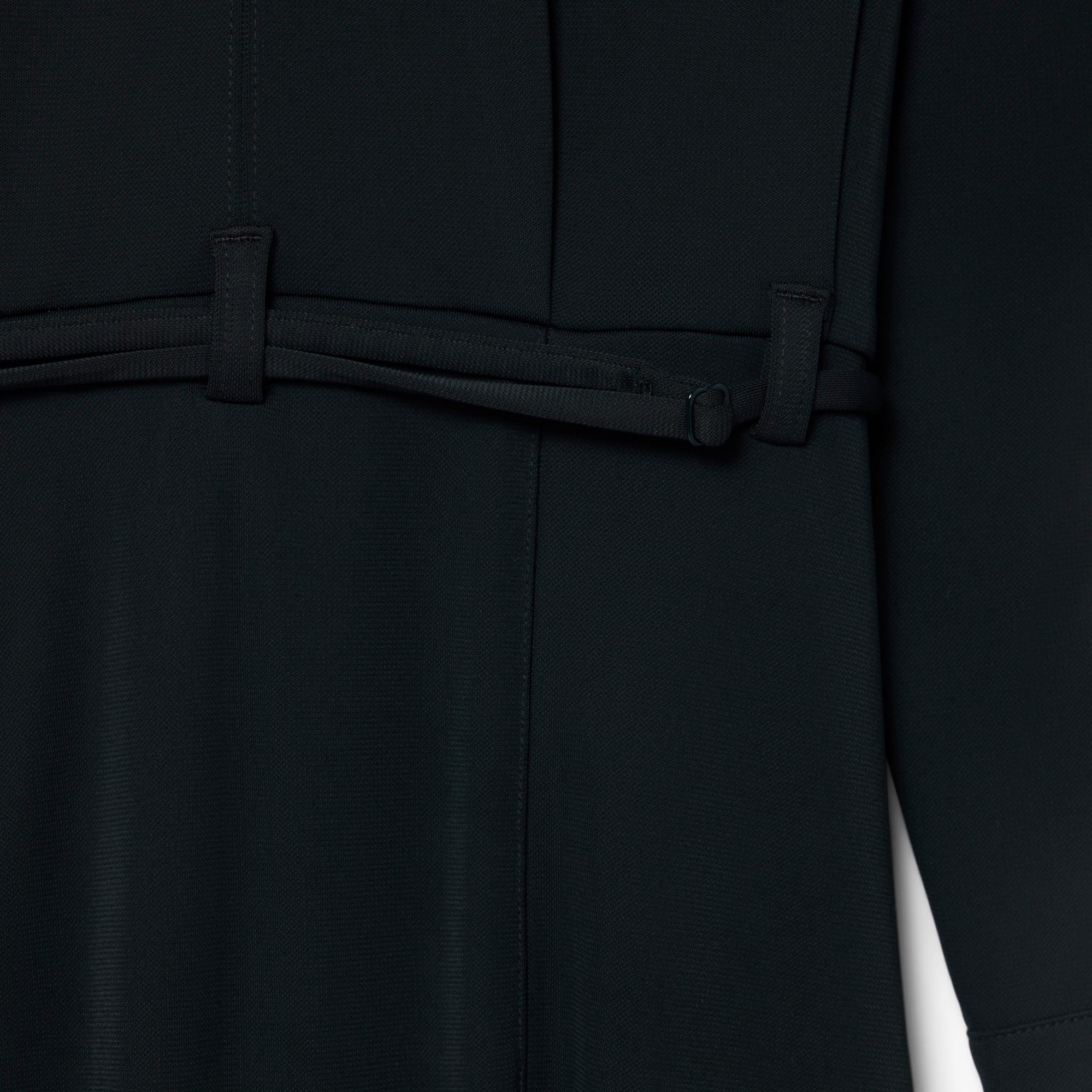 Lacoste Runway Kadın Polo Yaka Koyu Yeşil Elbise