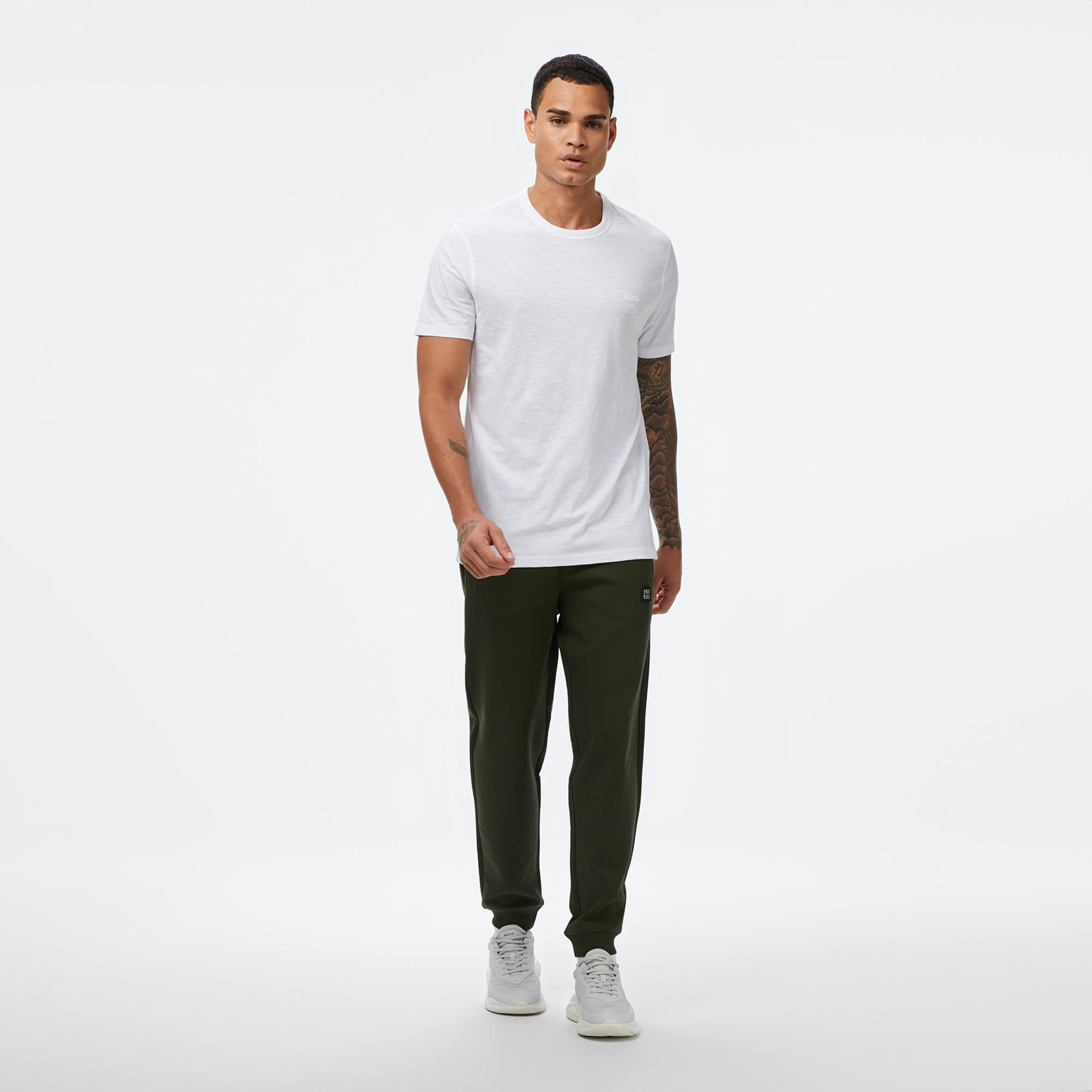 Boss Tegood Erkek Beyaz T-Shirt