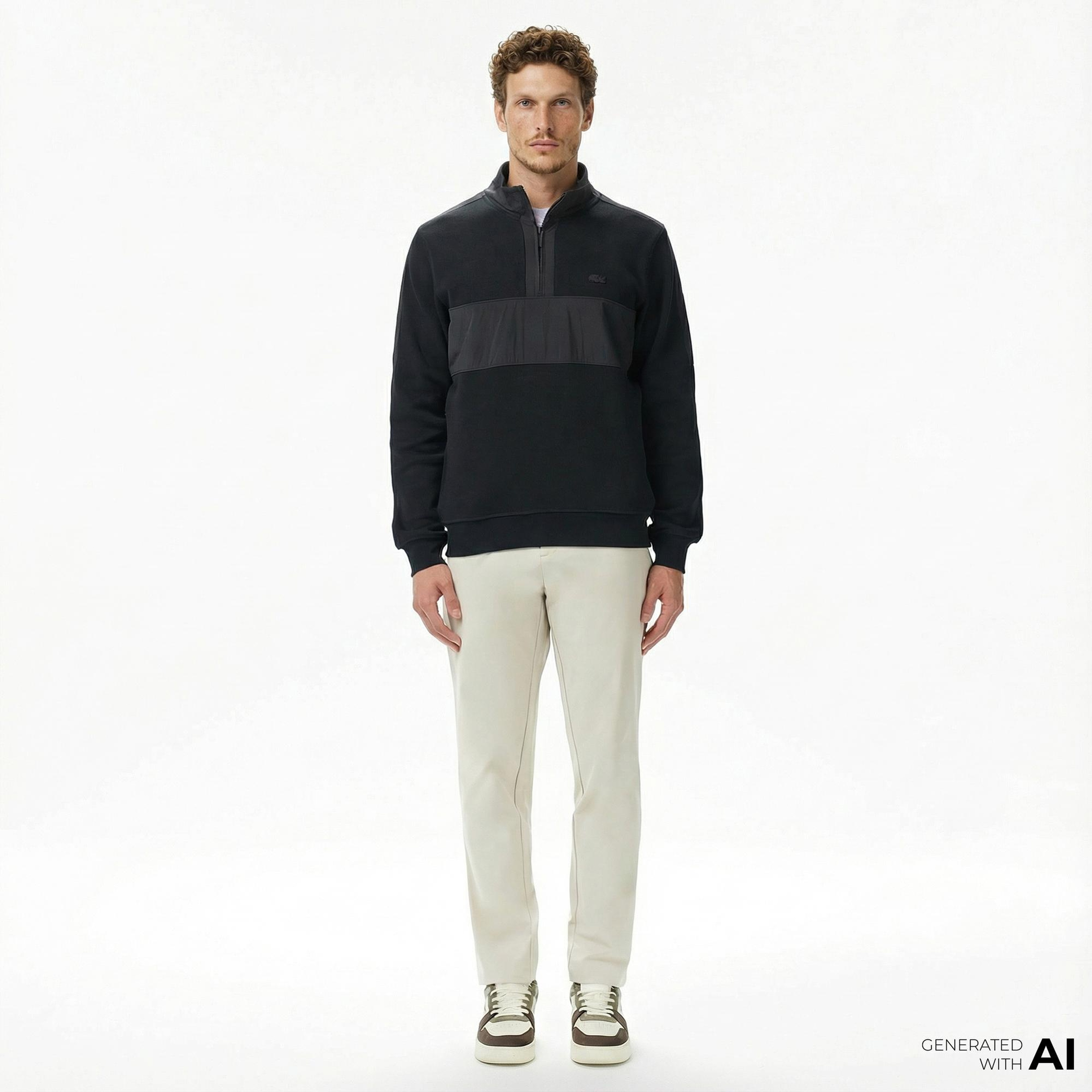 Lacoste Erkek Slim Fit Açık Kahverengi Pantolon