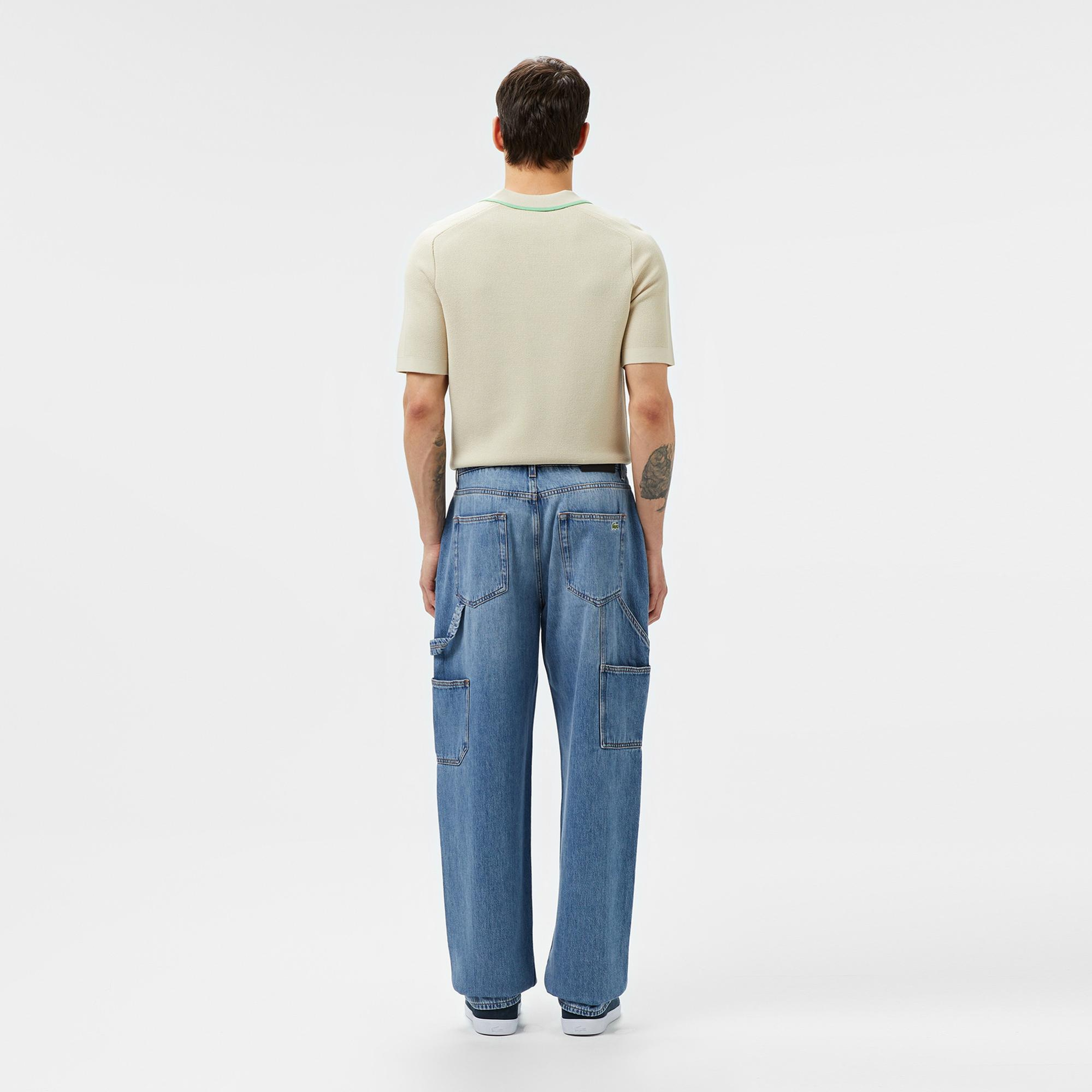 Erkek Koyu Mavi Jean Pantolon