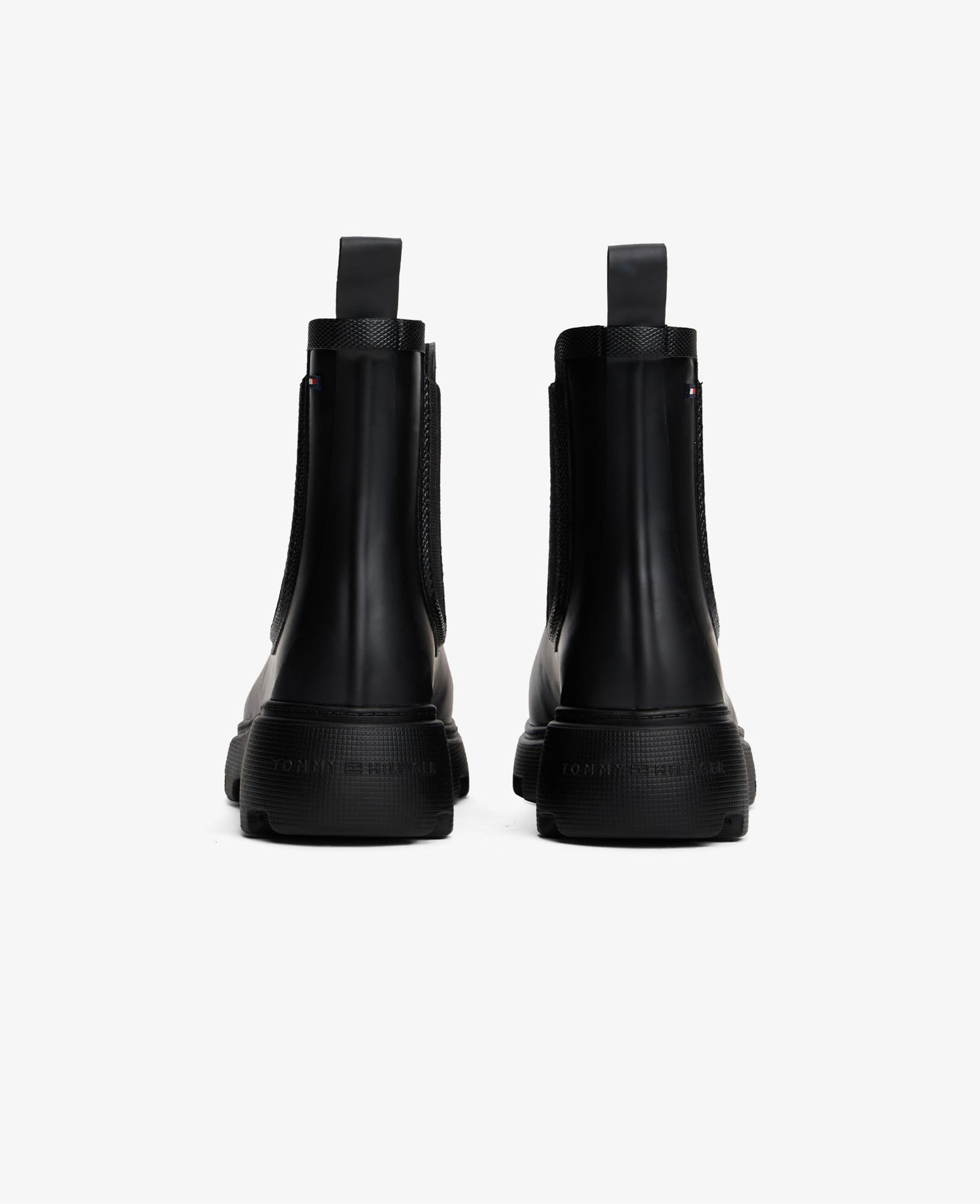 Tommy Hilfiger Flag Ankle Warm Lining Kadın Siyah Bot