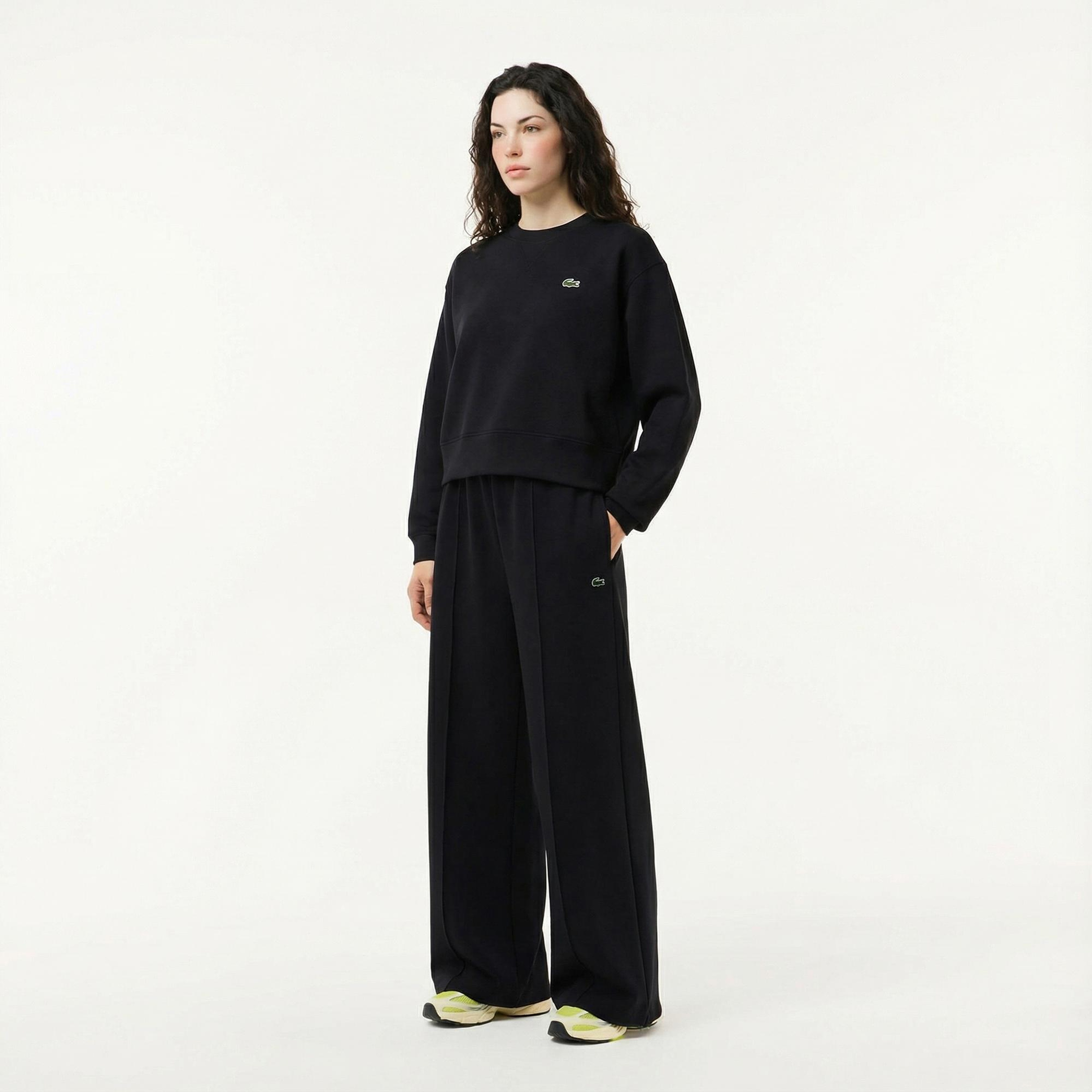 Lacoste Kadın Regular Fit Siyah Eşofman Altı