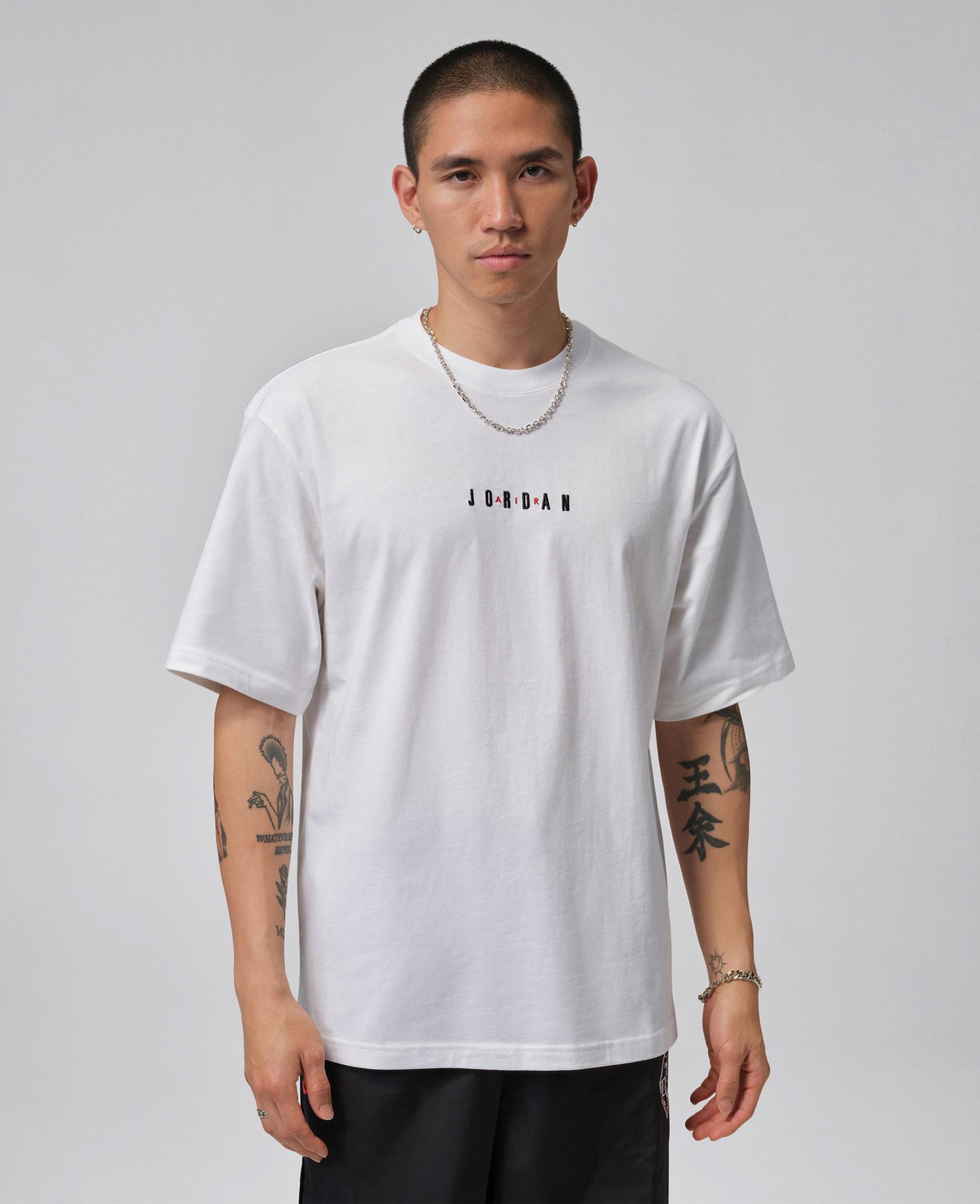 Jordan Air Crew Erkek Beyaz T-Shirt