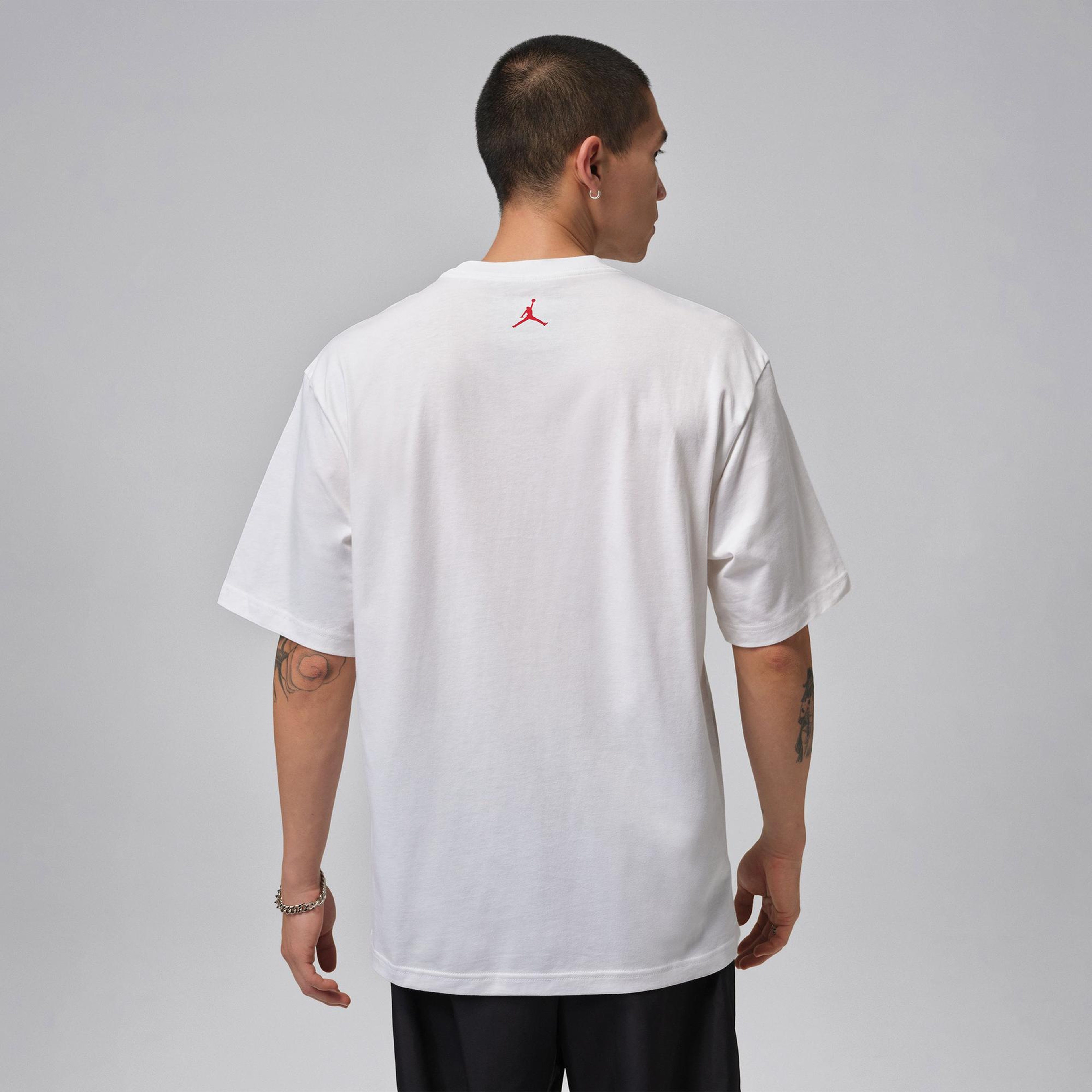 Jordan Air Crew Erkek Beyaz T-Shirt