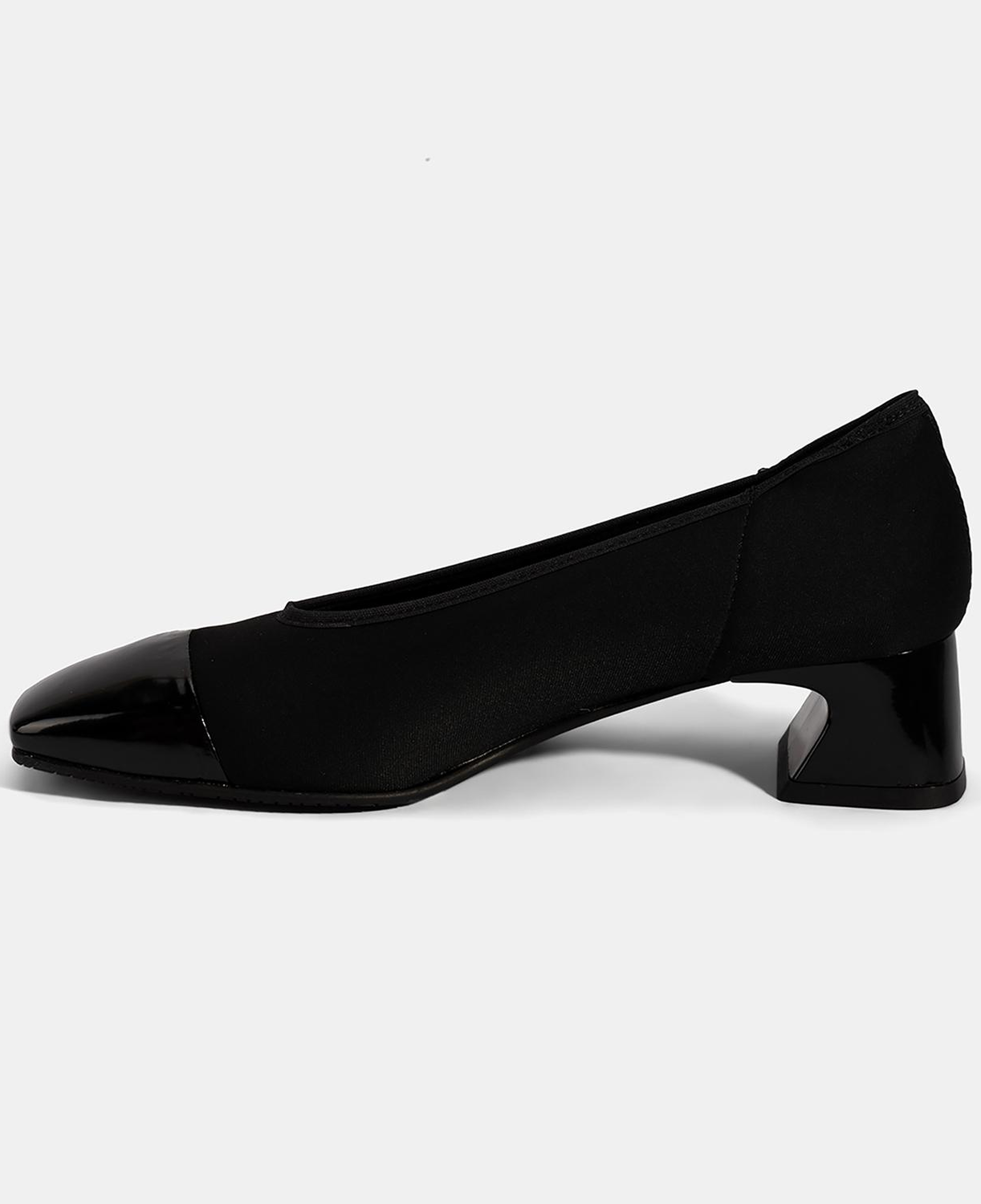 Kadın Siyah Kalın Topuklu Günlük Ayakkabı