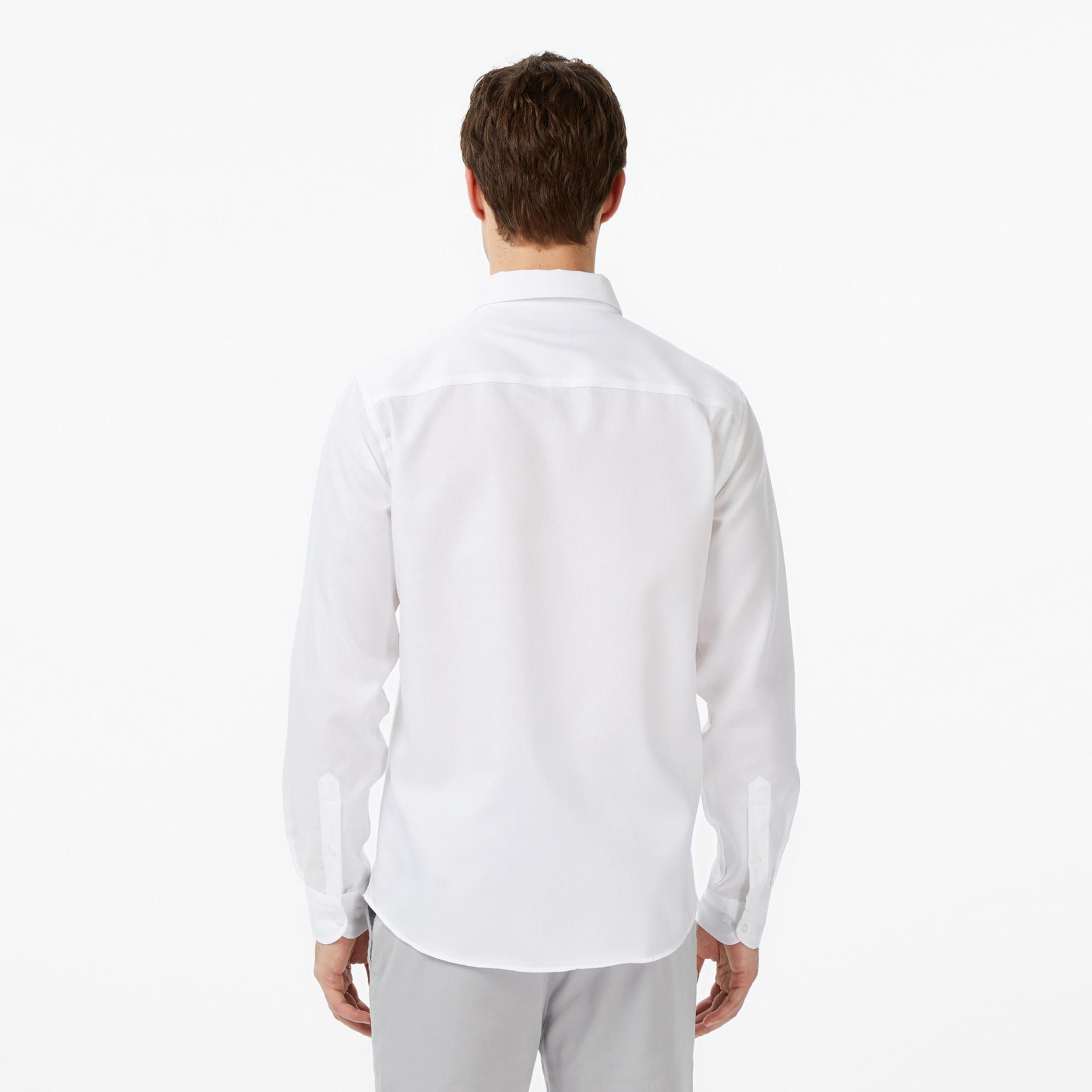 Nautica Erkek Beyaz Slim Fit Gömlek